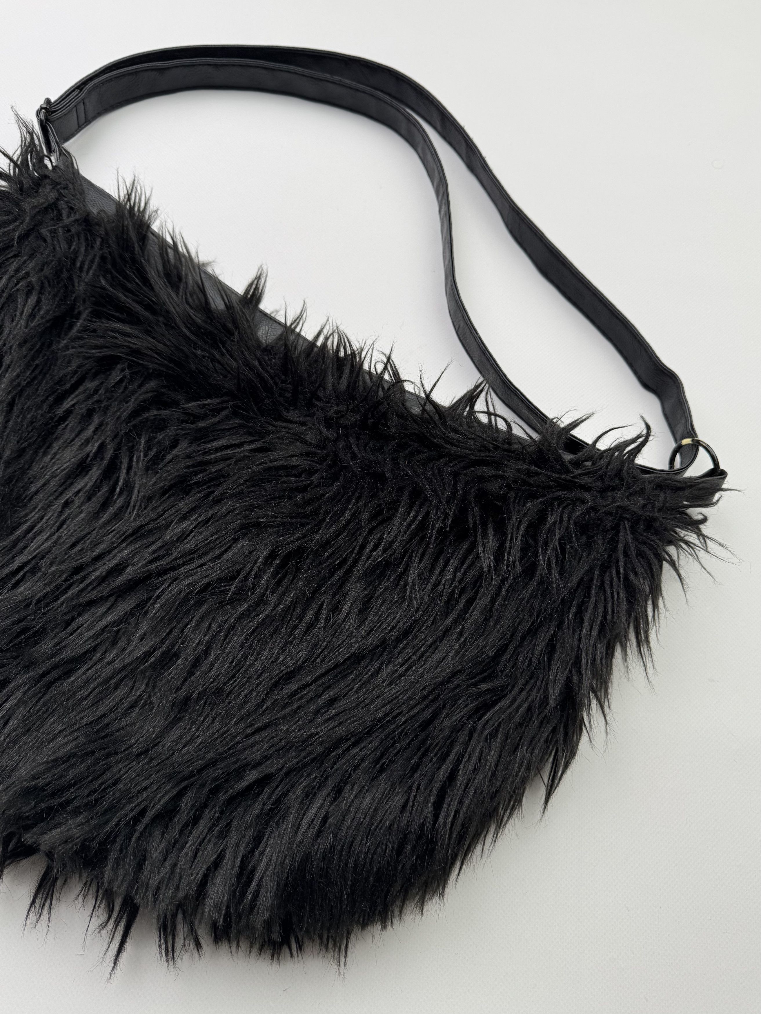 Vintage Vintage Fluffy Faux Fur Bag B573(V321)E2 Size ONE SIZE - 3 Thumbnail