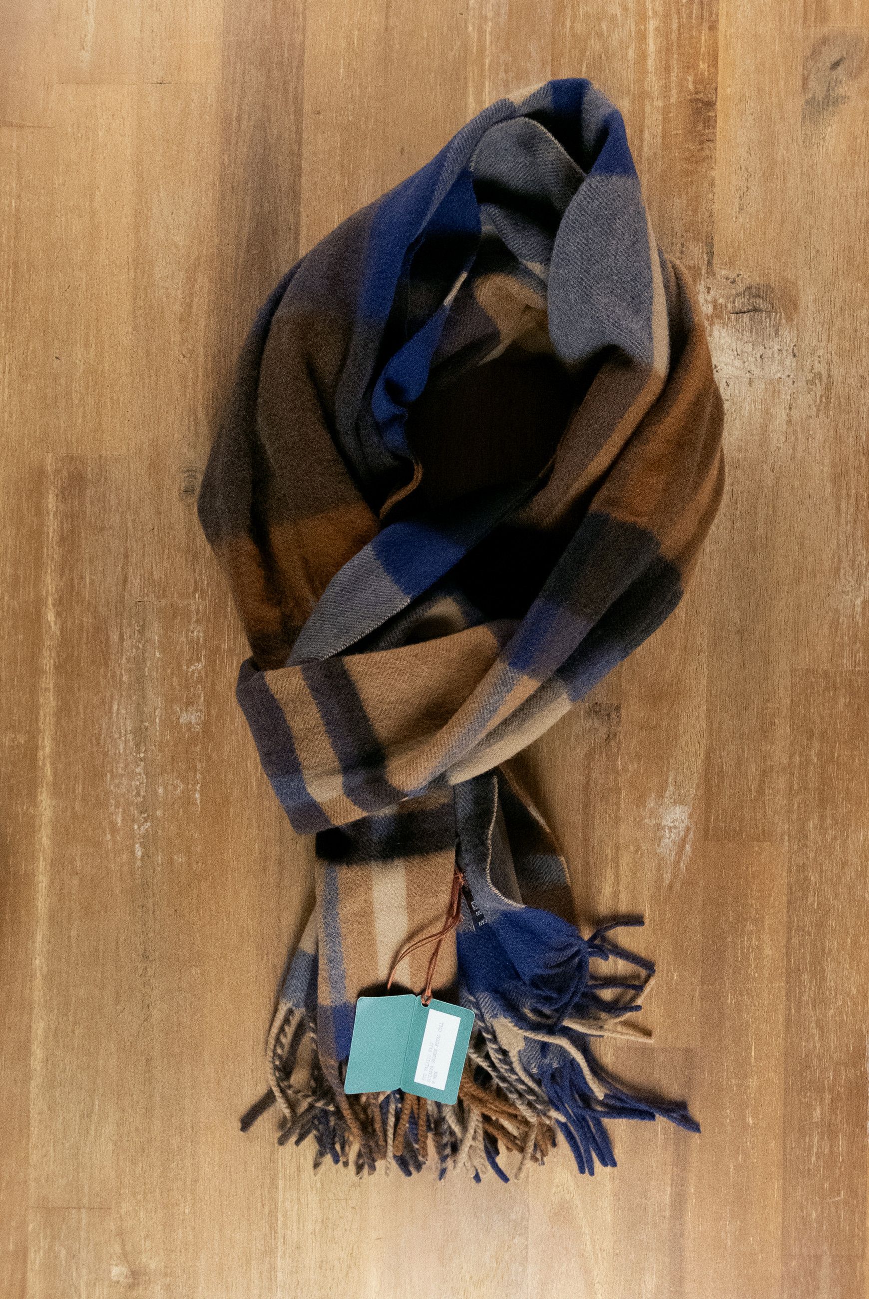Loro Piana LORO PIANA Grande College brown checkered cashmere scarf Size ONE SIZE - 7 Thumbnail