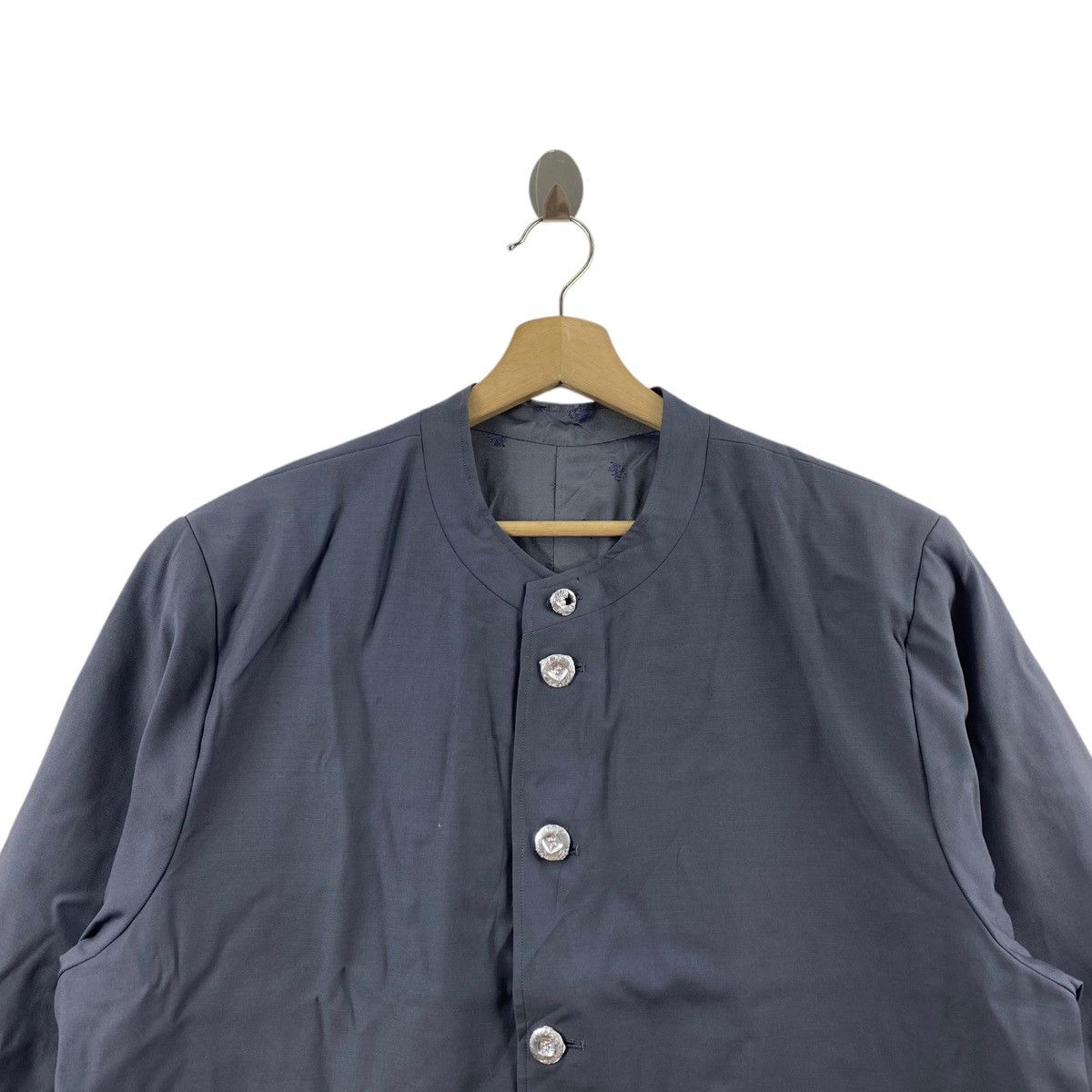 Ermenegildo Zegna × Vintage Vintage ERMENEGILDO ZEGNA ITALY Pockets Grey Short Wool Coat Size XL / US 12-14 / IT 48-50 - 2 Thumbnail