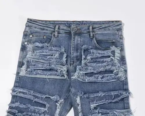 Xanarchy flared damaged hiphop pants Size US 32 / EU 48 - 4 Thumbnail