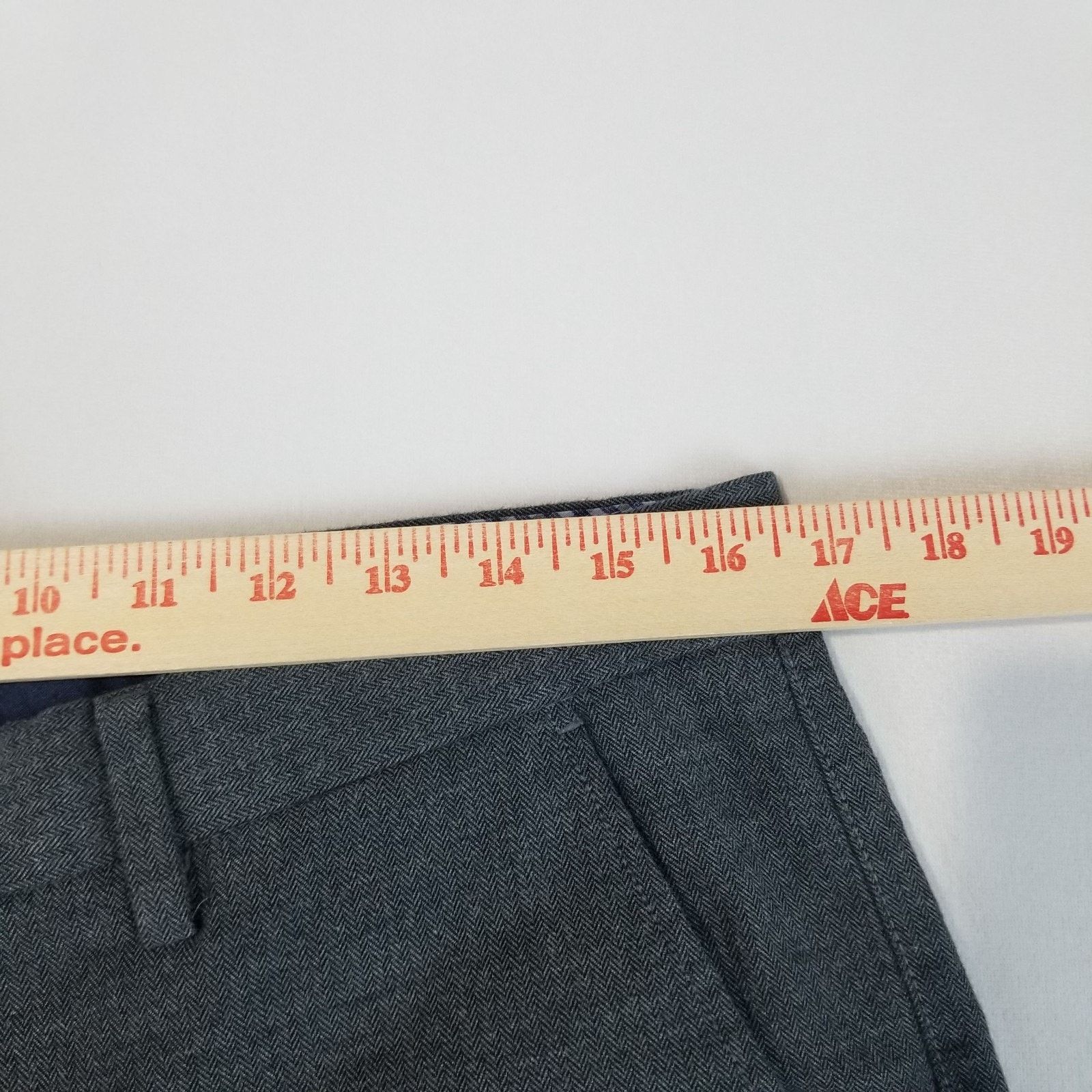 Banana Republic Banana Republic Kentfield Pants Mens 33x30 Herringbone Chino Size US 33 - 9 Thumbnail
