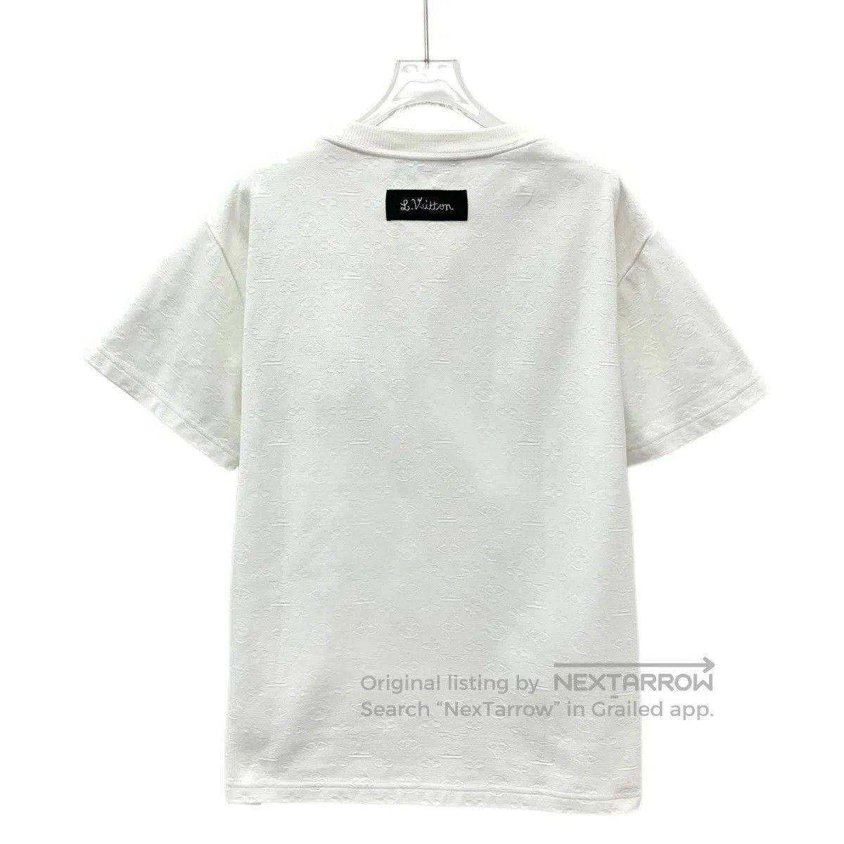 Louis Vuitton White Textured Short. Size US L / EU 52-54 / 3 - 2 Thumbnail