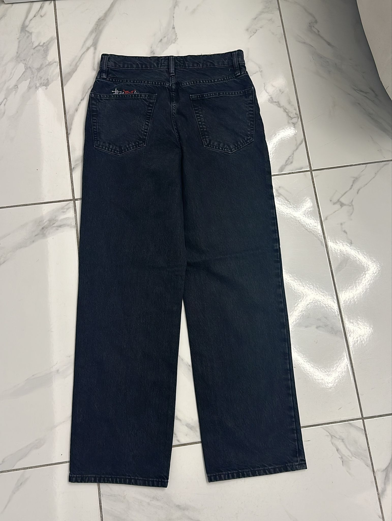 Stussy × Vintage Stüssy Big Ol Jean Size 28 Black Size US 28 / EU 44 - 2 Thumbnail