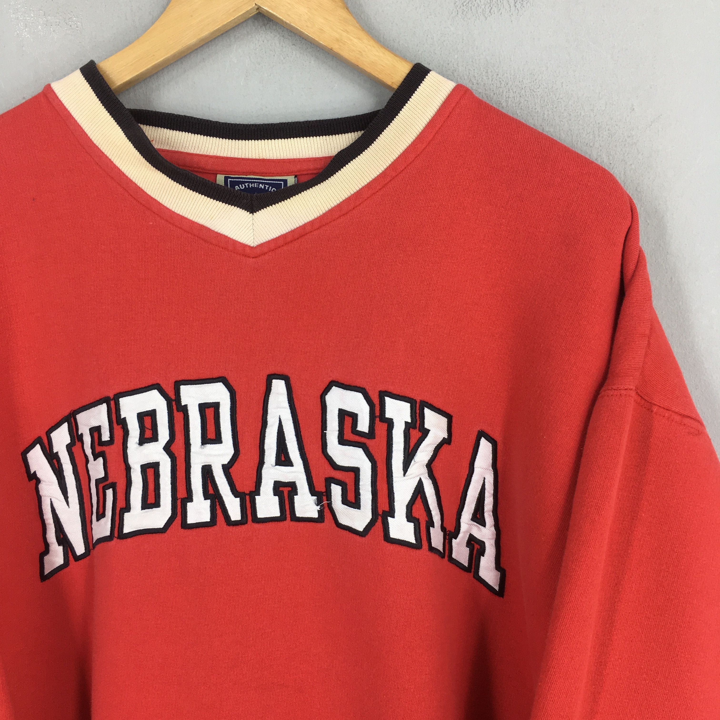 Vintage Vintage Nebraska State Sweatshirts XXLarge Size US XXL / EU 58 / 5 - 2 Thumbnail