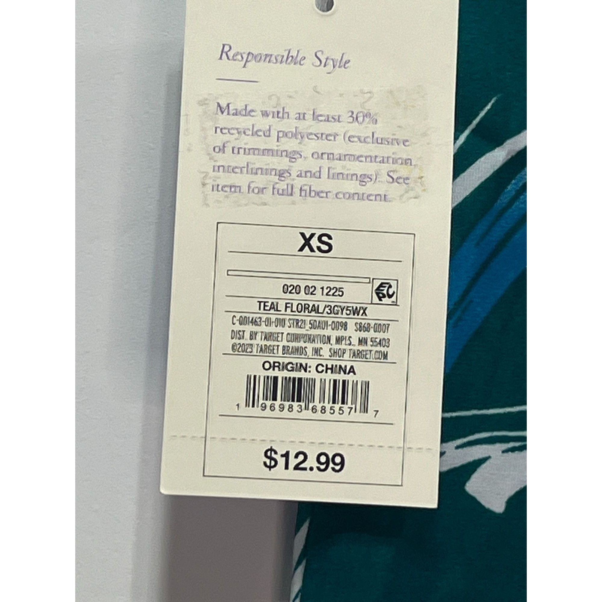Other Star Above - Women's Top Floral Print Satin Cami Teal - Gree Size XS / US 0-2 / IT 36-38 - 10 Thumbnail
