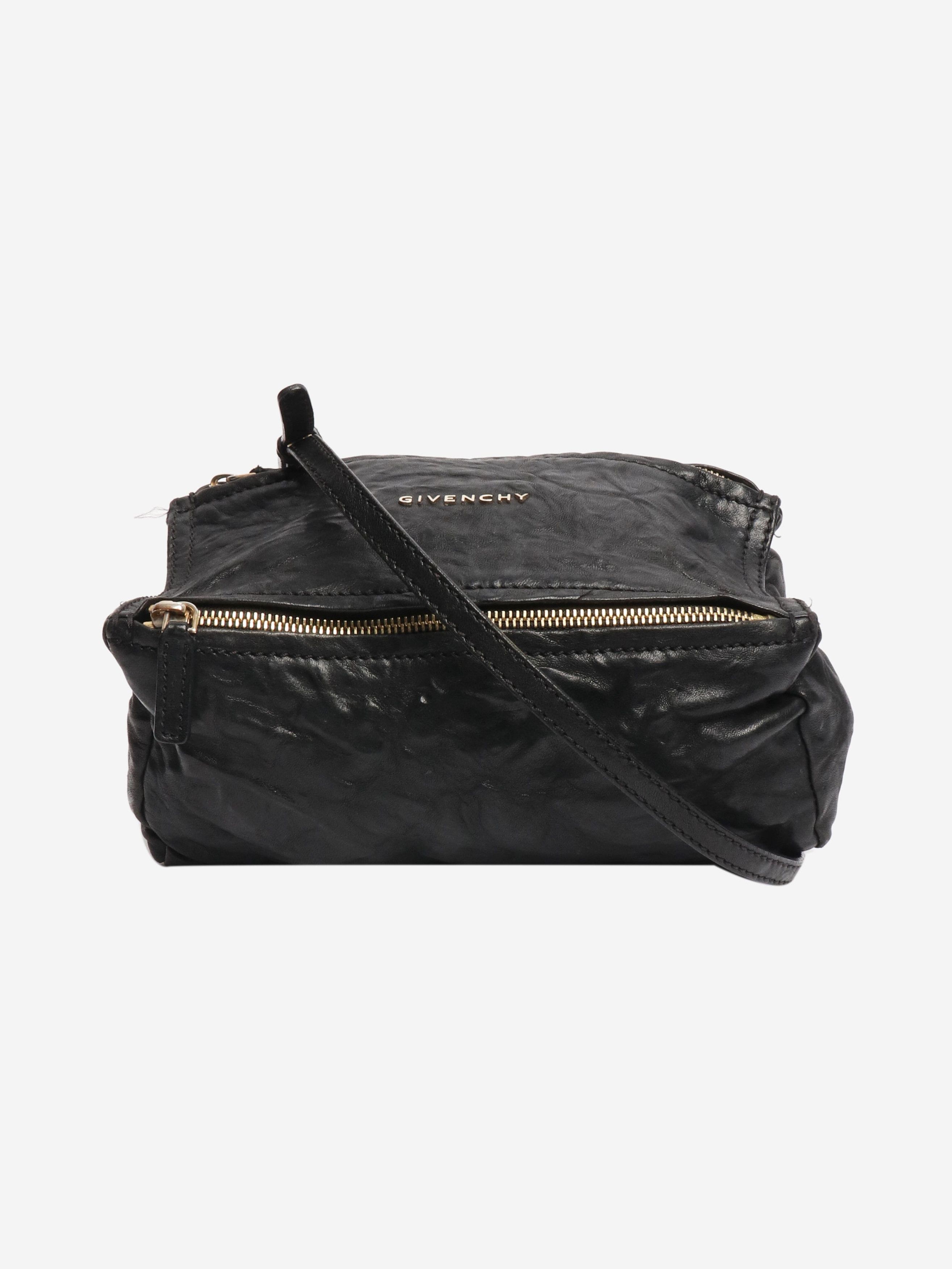 Givenchy Black textured Pandora crossbody bag Size ONE SIZE - 1 Thumbnail