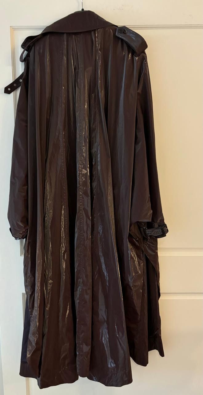 Saint Laurent Paris $3.5K VALUE Oversized Flared Cape Trench Coat Size M / US 6-8 / IT 42-44 - 8 Thumbnail