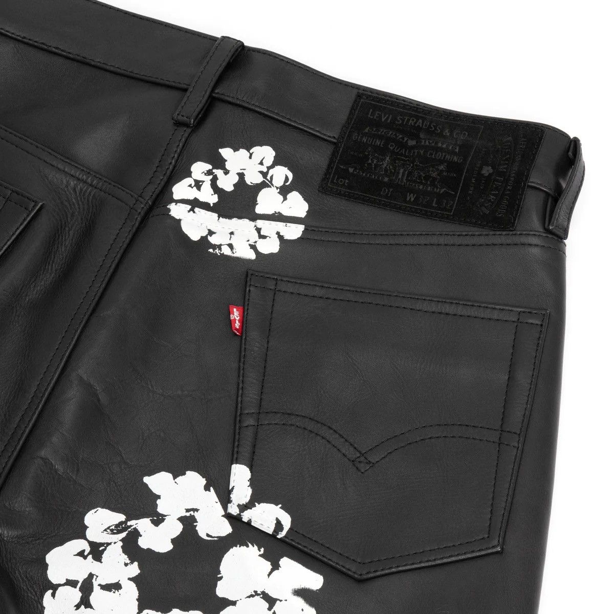 DENIM TEARS × Levi's Denim Tears x Levi’s Wreath Leather Pants Size US 36 / EU 52 - 3 Thumbnail