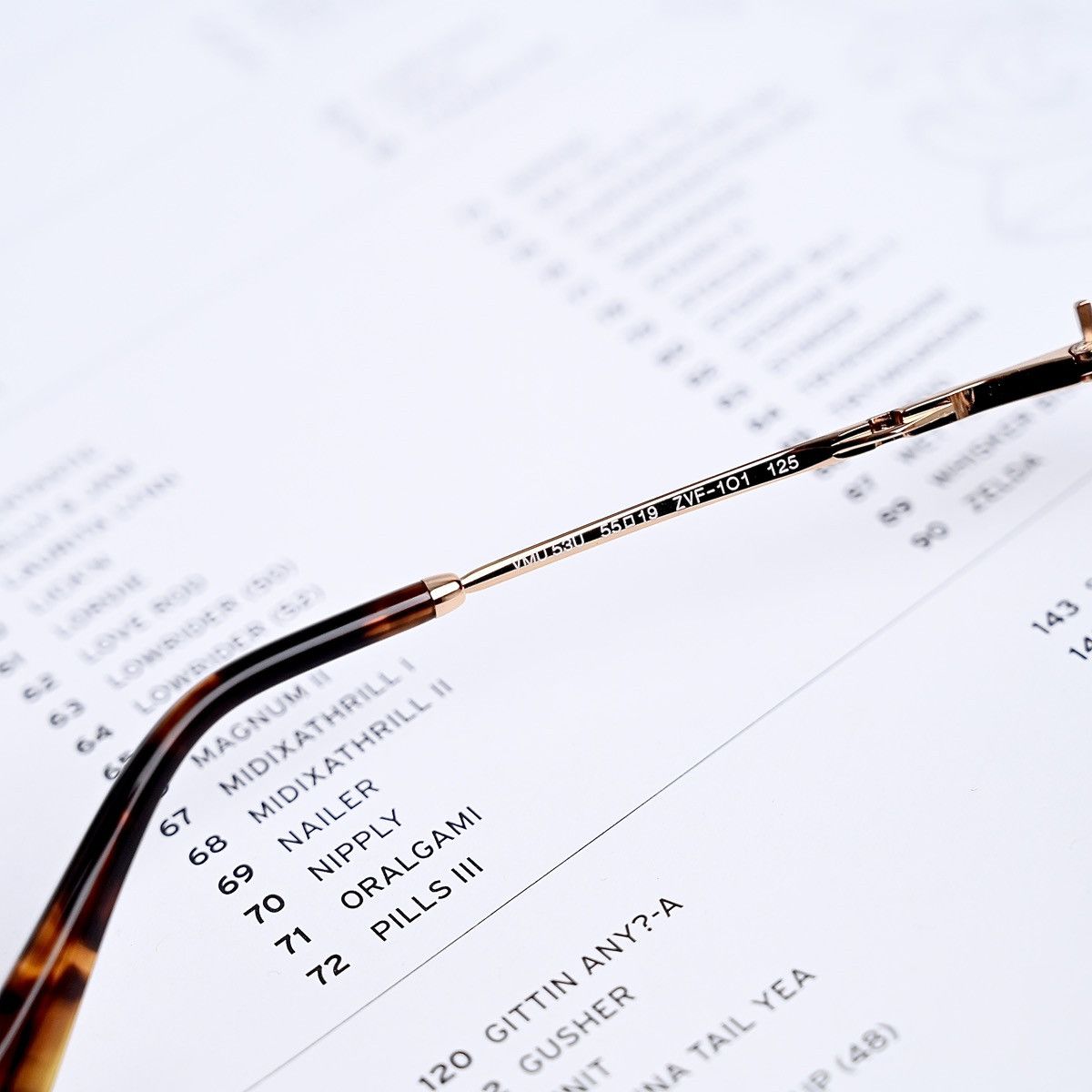 Miu Miu MIU MIU 0MU 53UV GLASSES Size ONE SIZE - 6 Thumbnail