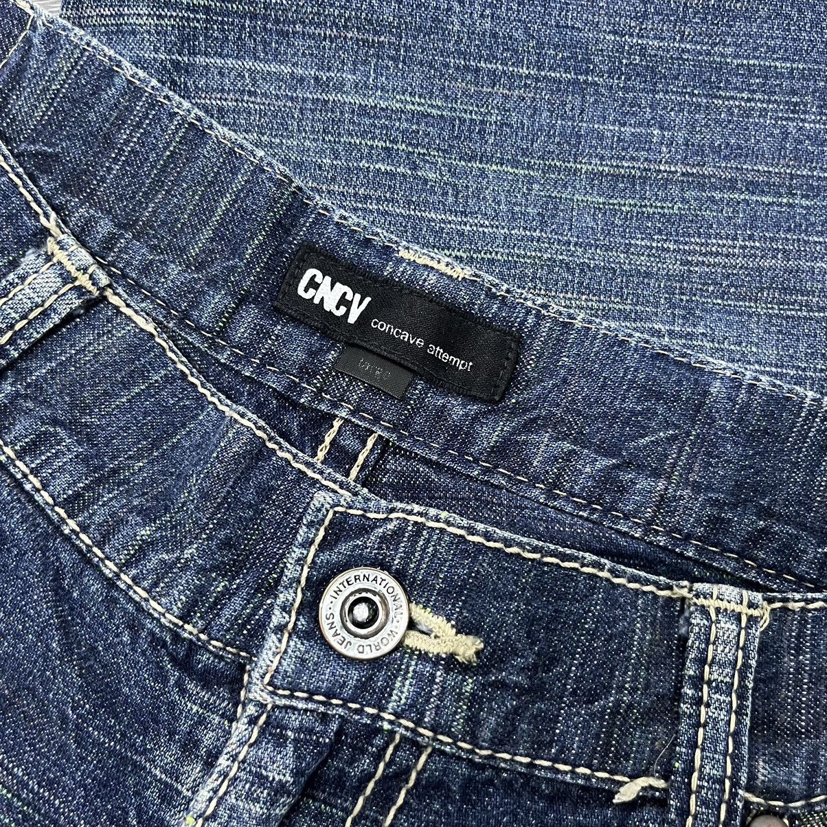Japanese Brand CNCV Concave Attempt Weaving Denim Pant Size US 33 - 10 Thumbnail