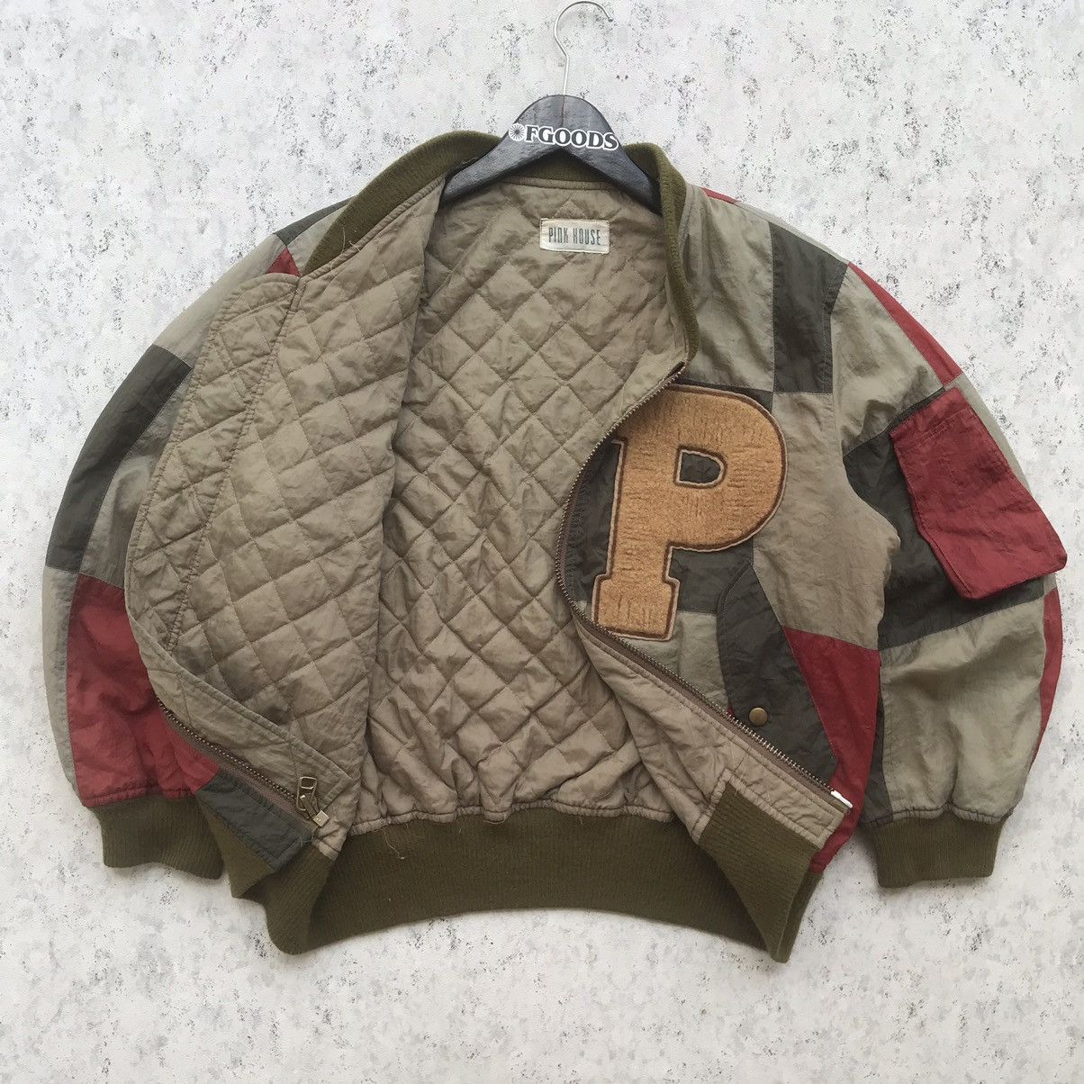 Japanese Brand × Pink House × Vintage Pink House Bomber Jacket Size US L / EU 52-54 / 3 - 3 Thumbnail