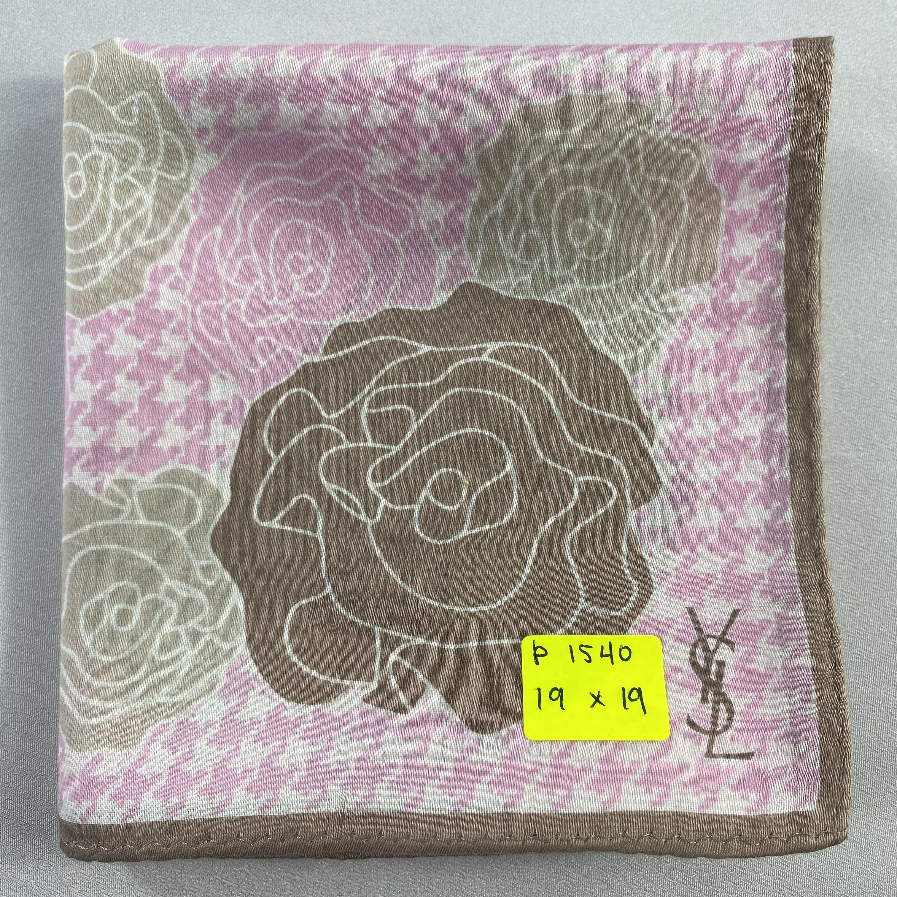 Vintage Yves Saint Laurent Handkerchief / Neckerchief-P1540 Size ONE SIZE - 10 Thumbnail