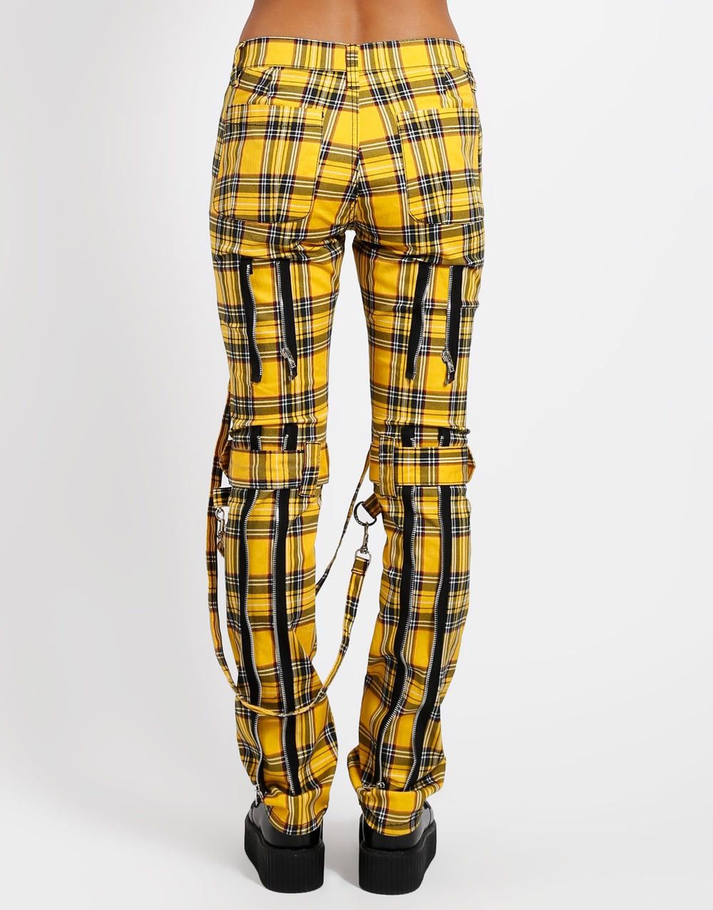 Tripp NYC TRIPP NYC YELLOW PLAID PANTS Size US 32 / EU 48 - 3 Thumbnail
