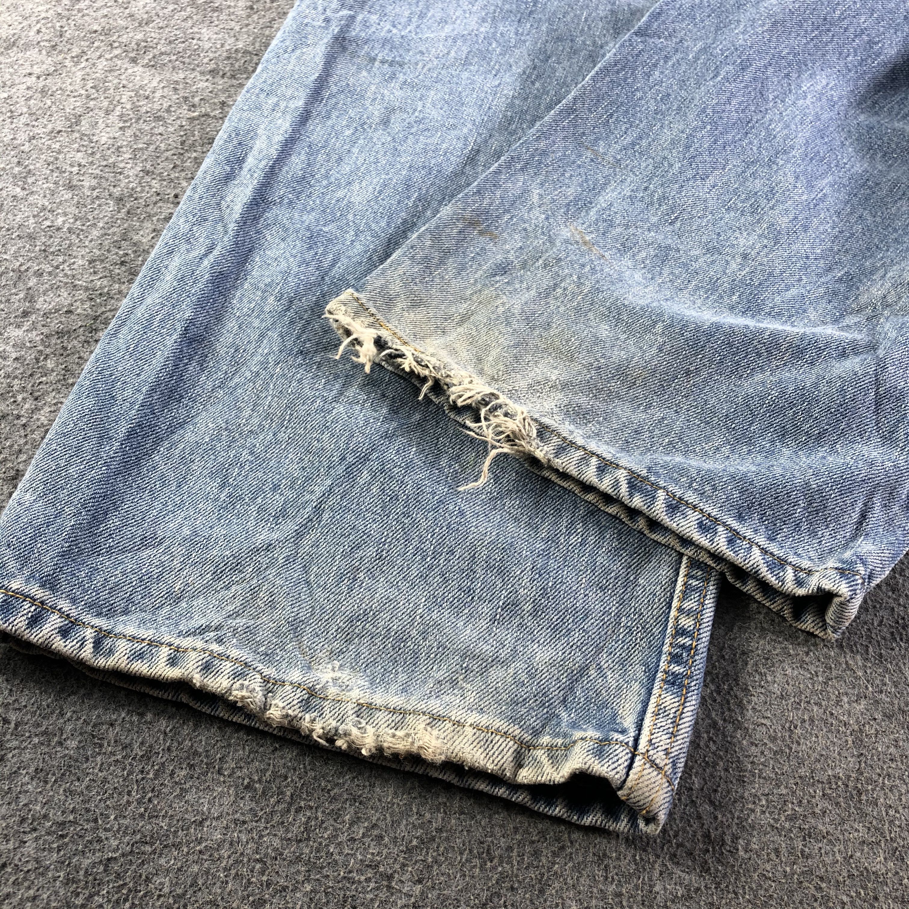 Levi's Vintage Blue Wash Levis 550 Jeans-J4152 Size US 44 / EU 60 - 6 Thumbnail