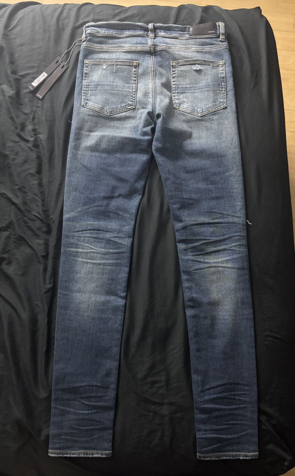 Amiri Amiri Plaid Thrasher Skinny Jean ‘Deep Classic’ Blue Size US 33 - 2 Thumbnail