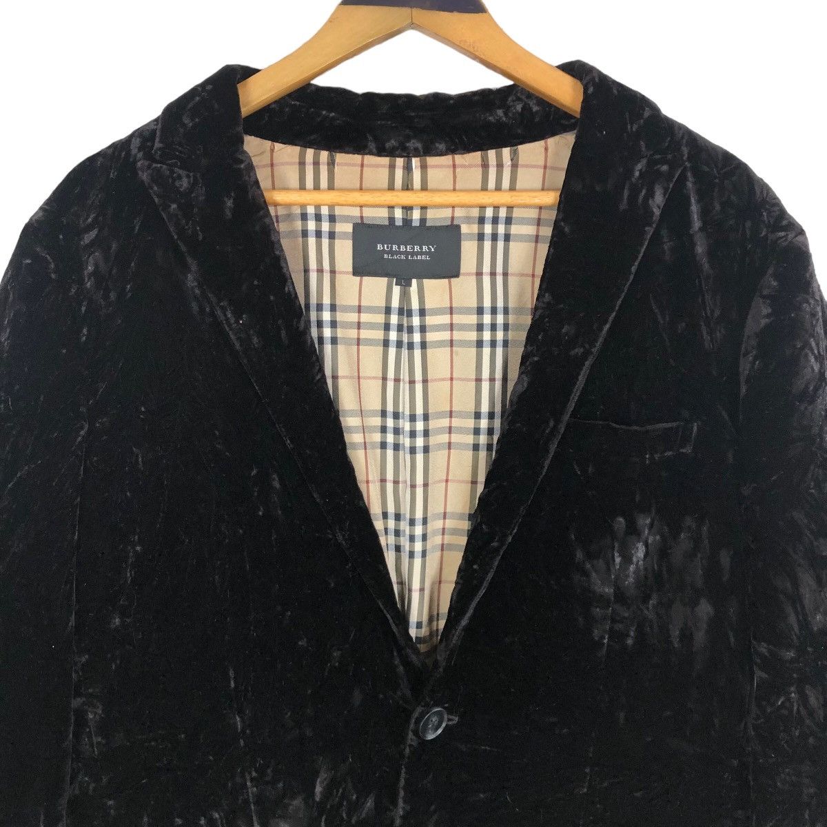 Burberry Vintage Burberry Black Label Single Breasted Velvet Coat Size US M / EU 48-50 / 2 - 3 Thumbnail