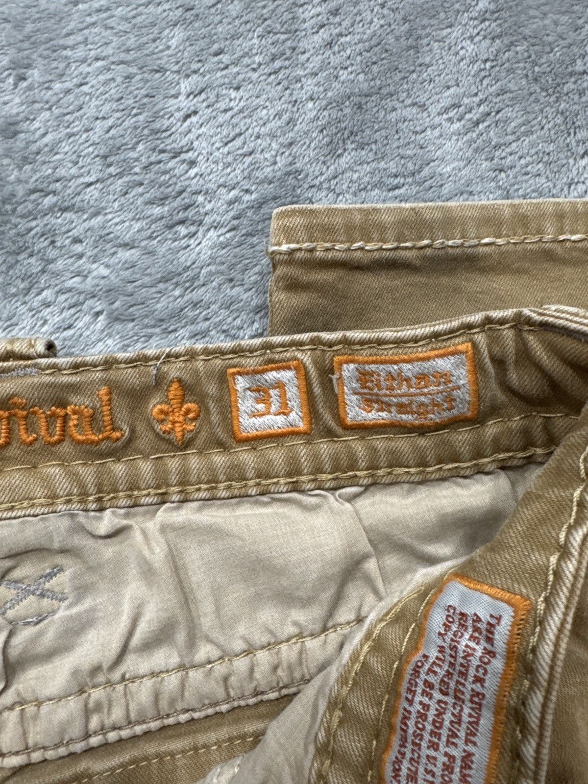Rock Revival Beige/Brown Rock revival jeans 31/32 Size US 31 - 7 Thumbnail
