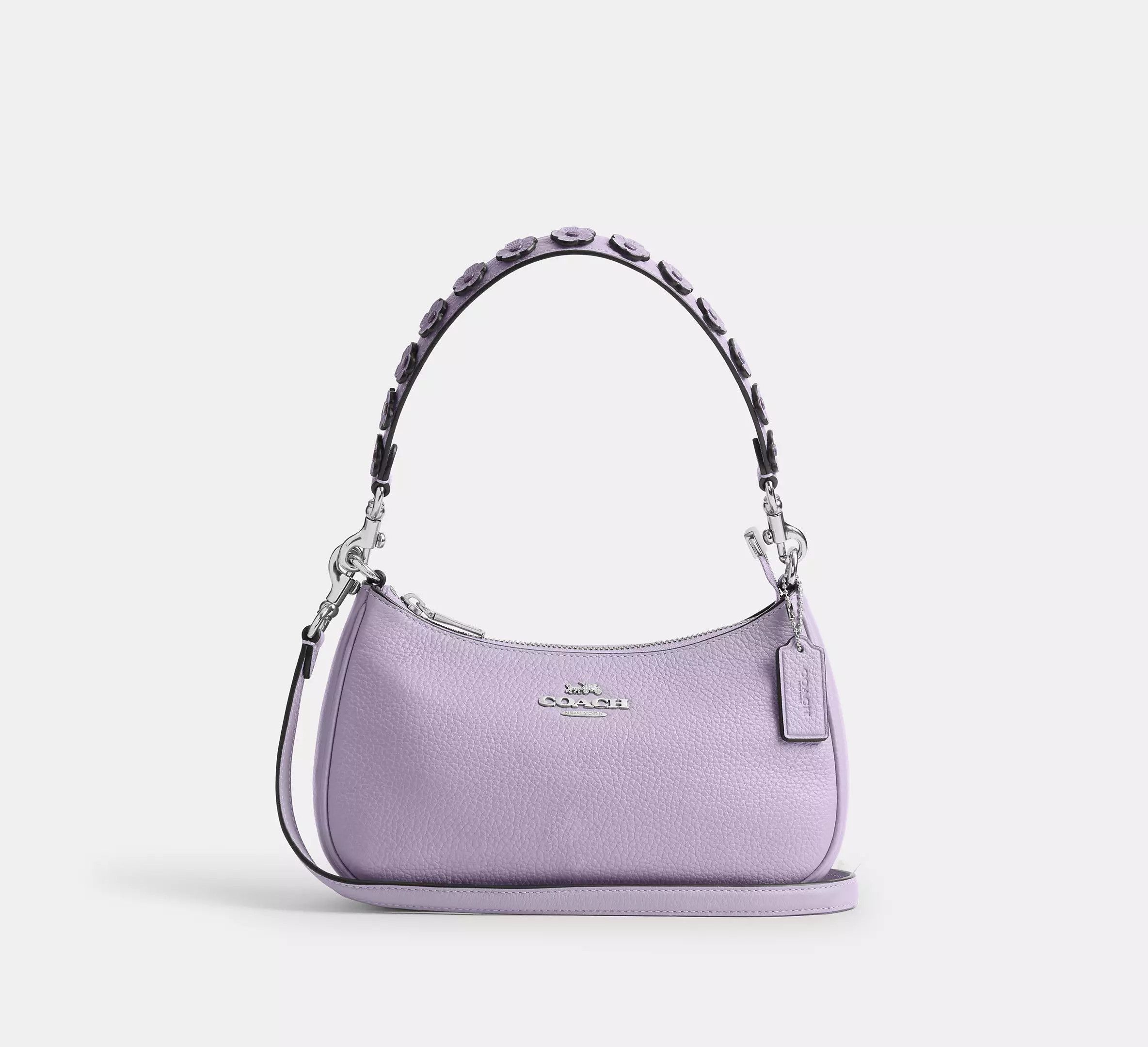 Coach Teri Shoulder Bag With Floral Applique CAL57 Size ONE SIZE - 5 Thumbnail