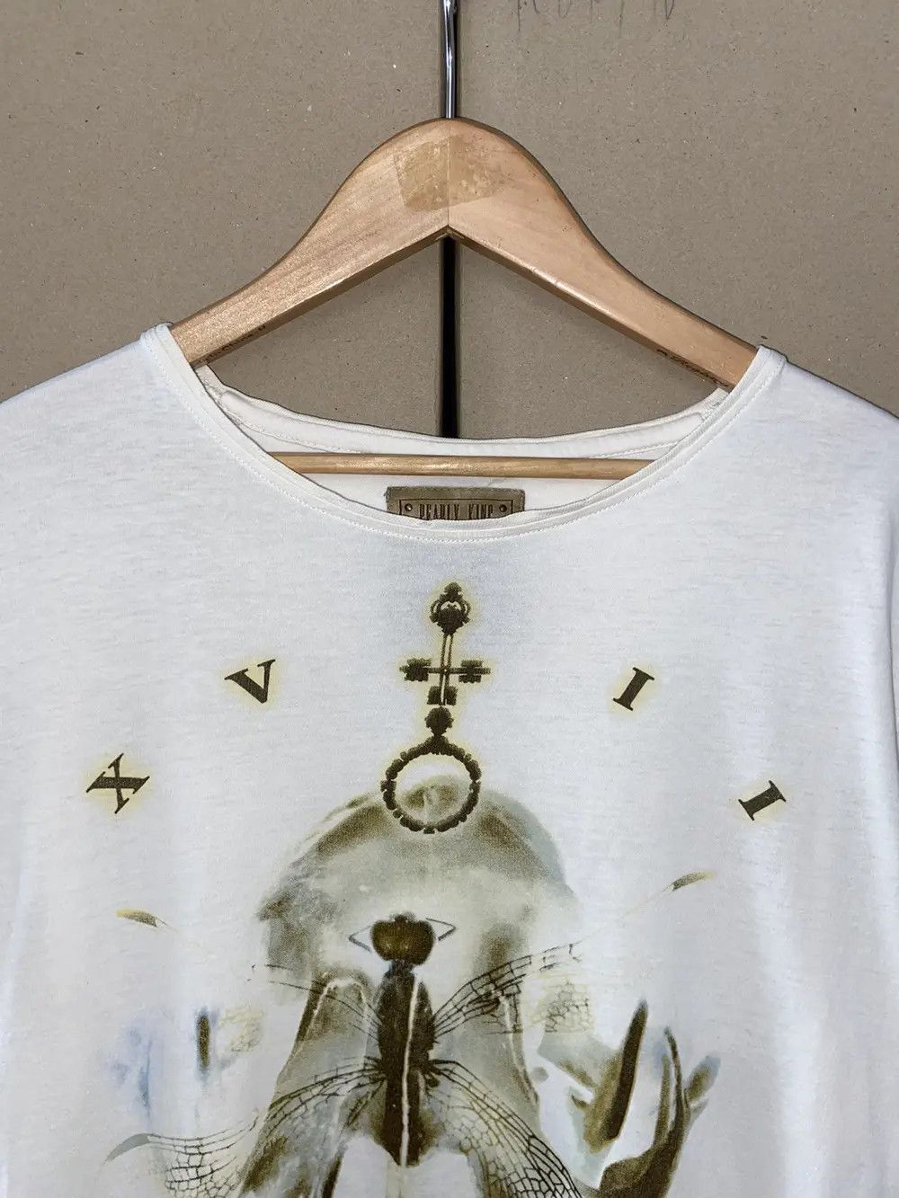 Affliction 🔞VINTAGE SKULLS DEVIL TEE T SHIRT Y2K HELL AFFLICTION GOD Size US L / EU 52-54 / 3 - 7 Thumbnail