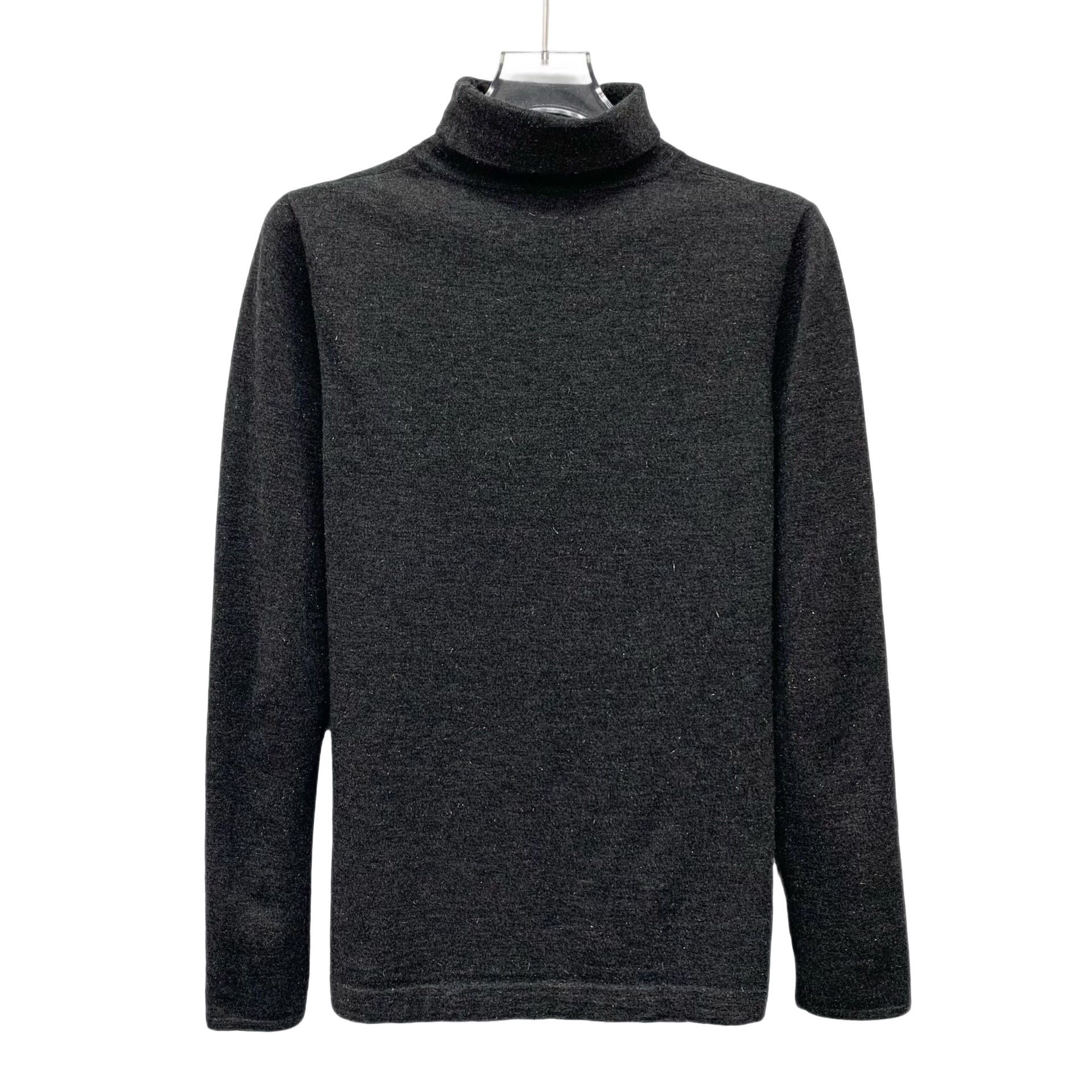 Brunello Cucinelli Brunello Cucinelli Charcoal Turtleneck Sweater US M Size US M / EU 48-50 / 2 - 1 Thumbnail