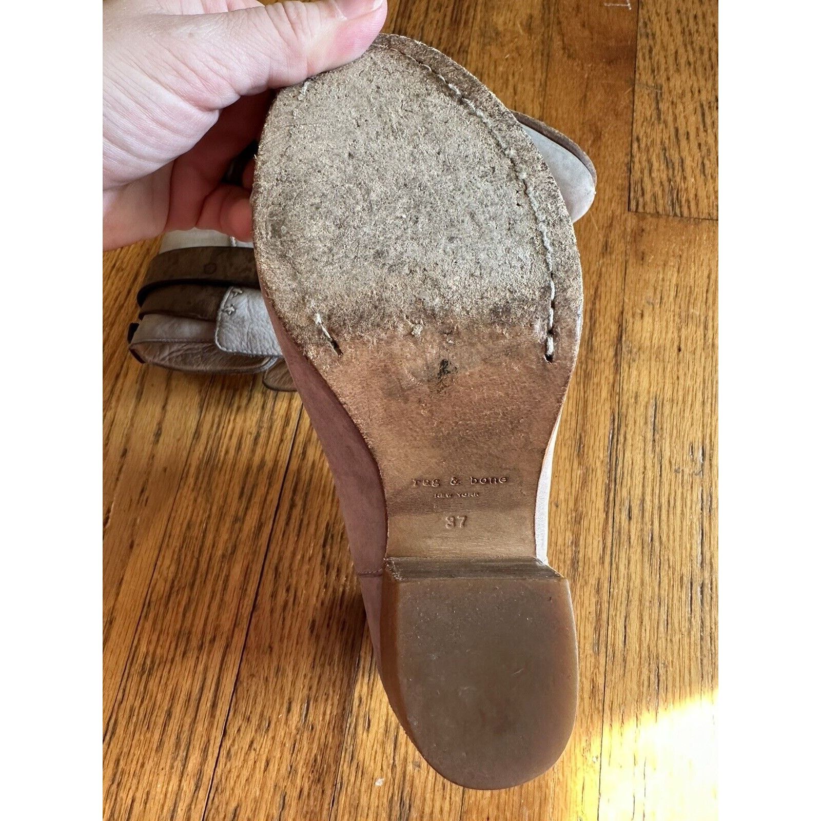 Rag & Bone Rag & Bone Size 37 Harrow Gray Leather Ankle Boots Casual Size US 6.5 / IT 36.5 - 13 Thumbnail