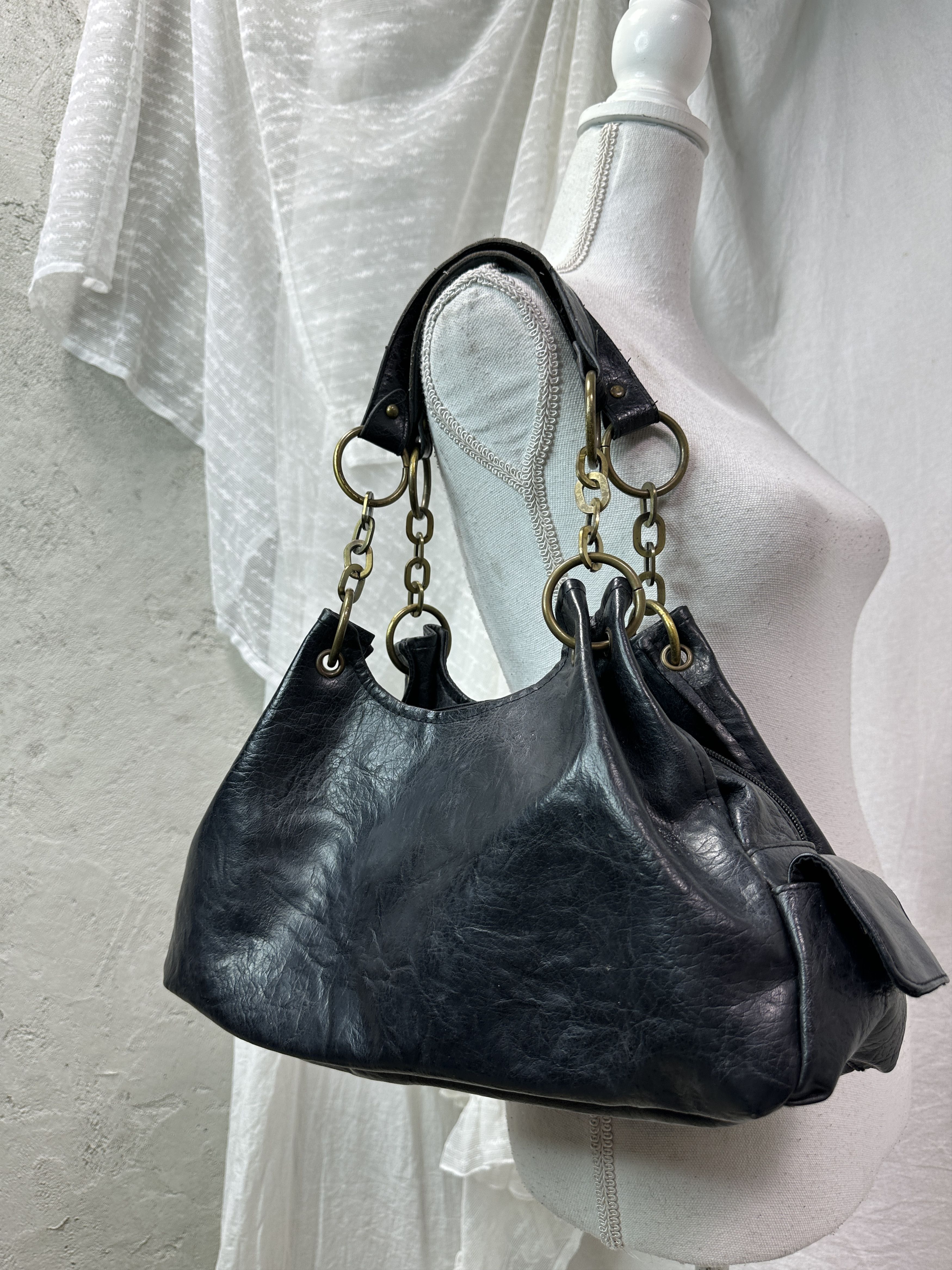Vintage Vintage Avant Garde Grunge Shoulder Bag Y2K Size ONE SIZE - 1 Thumbnail