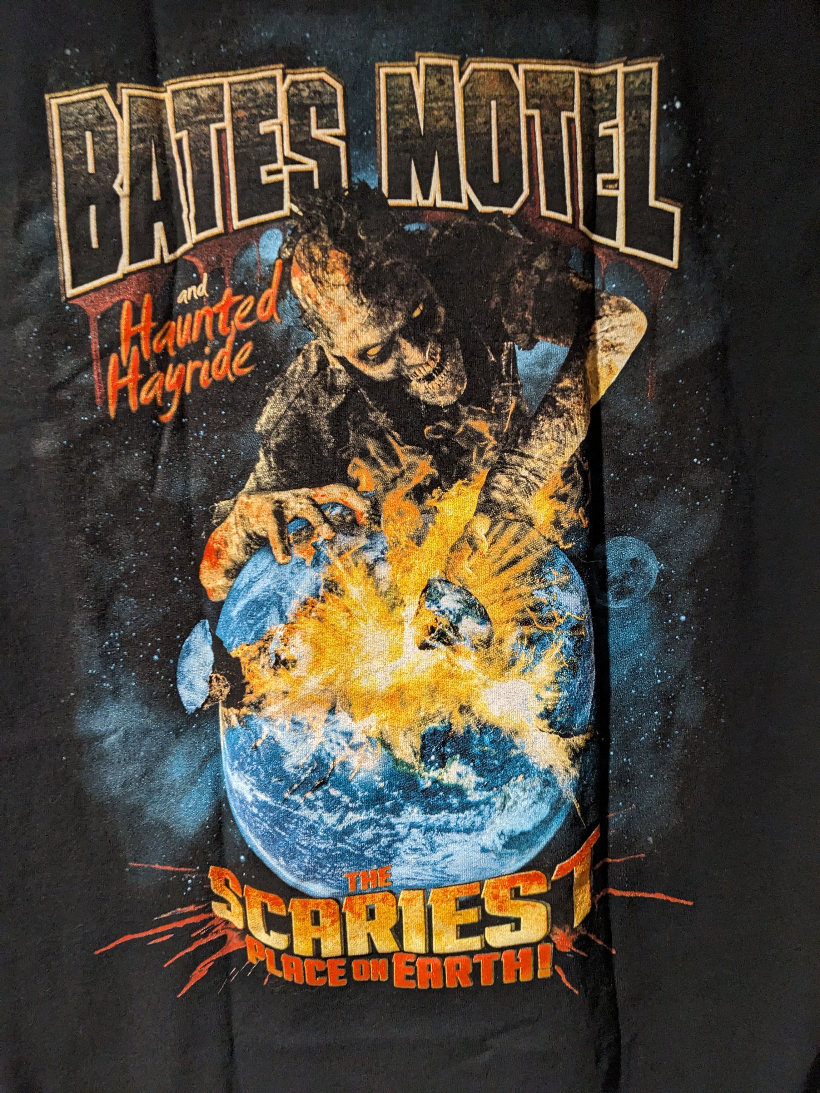 Expert Horror × Universal Studios Bates Motel & Haunted Hayride Halloween Horror T-Shirt Size US M / EU 48-50 / 2 - 2 Thumbnail