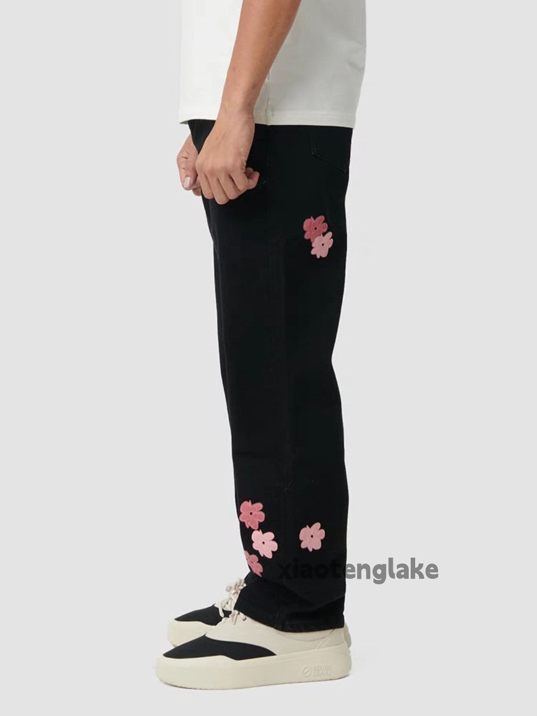 Designer × Jean × Vintage utility pattern skate hiphop y2k loose baggy jeans Size US 36 / EU 52 - 2 Thumbnail