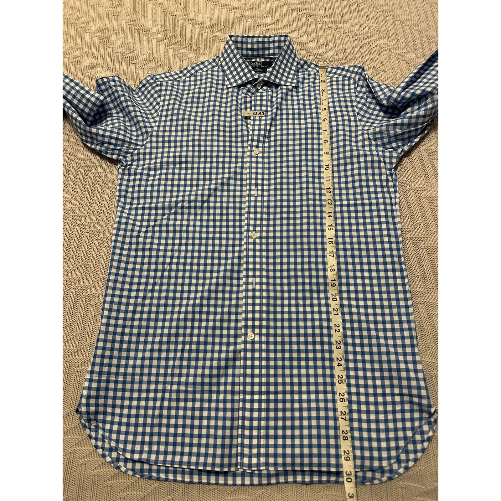 Polo Ralph Lauren Polo Ralph Lauren blue gingham regent custom fit button down Size US M / EU 48-50 / 2 - 7 Thumbnail