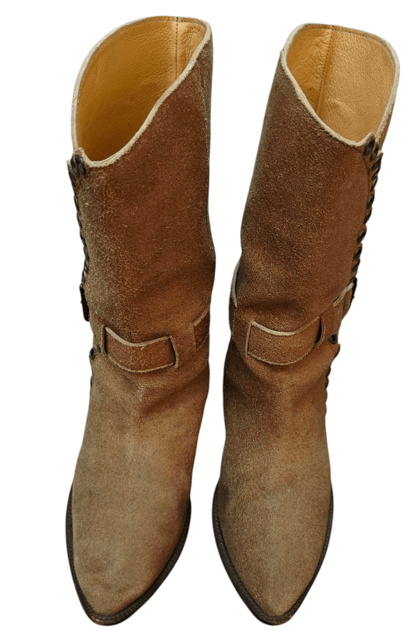 Issey Miyake Tsumori Chisato Leather Boot Size US 8.5 / IT 38.5 - 4 Thumbnail
