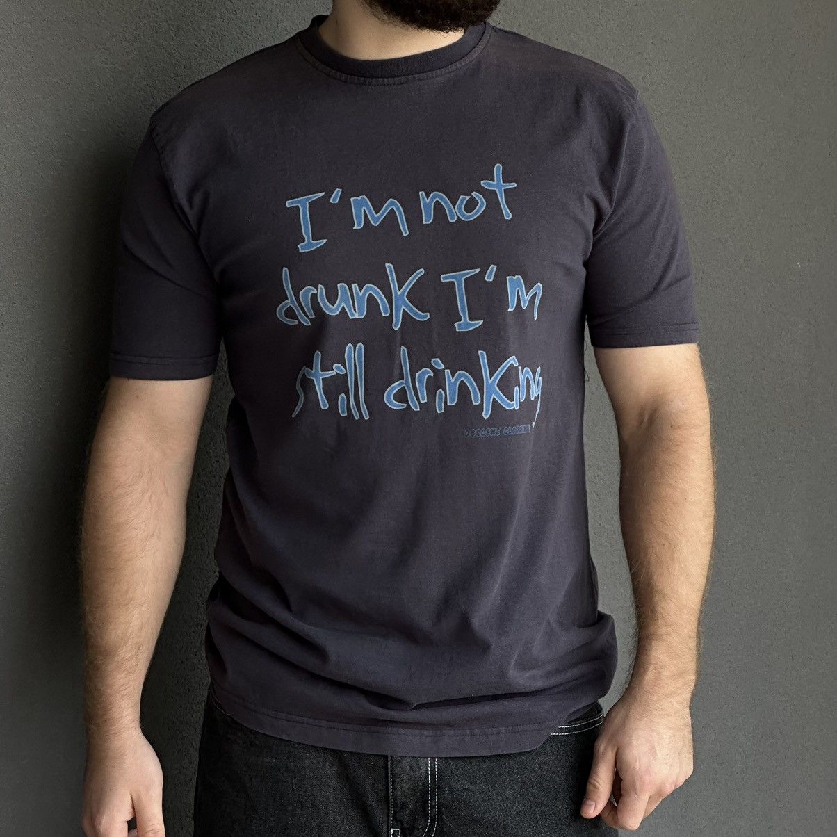 Vintage Vintage I’m Not Drunk I’m Still Drinking T-shirts Joke Humor Size US L / EU 52-54 / 3 - 2 Thumbnail