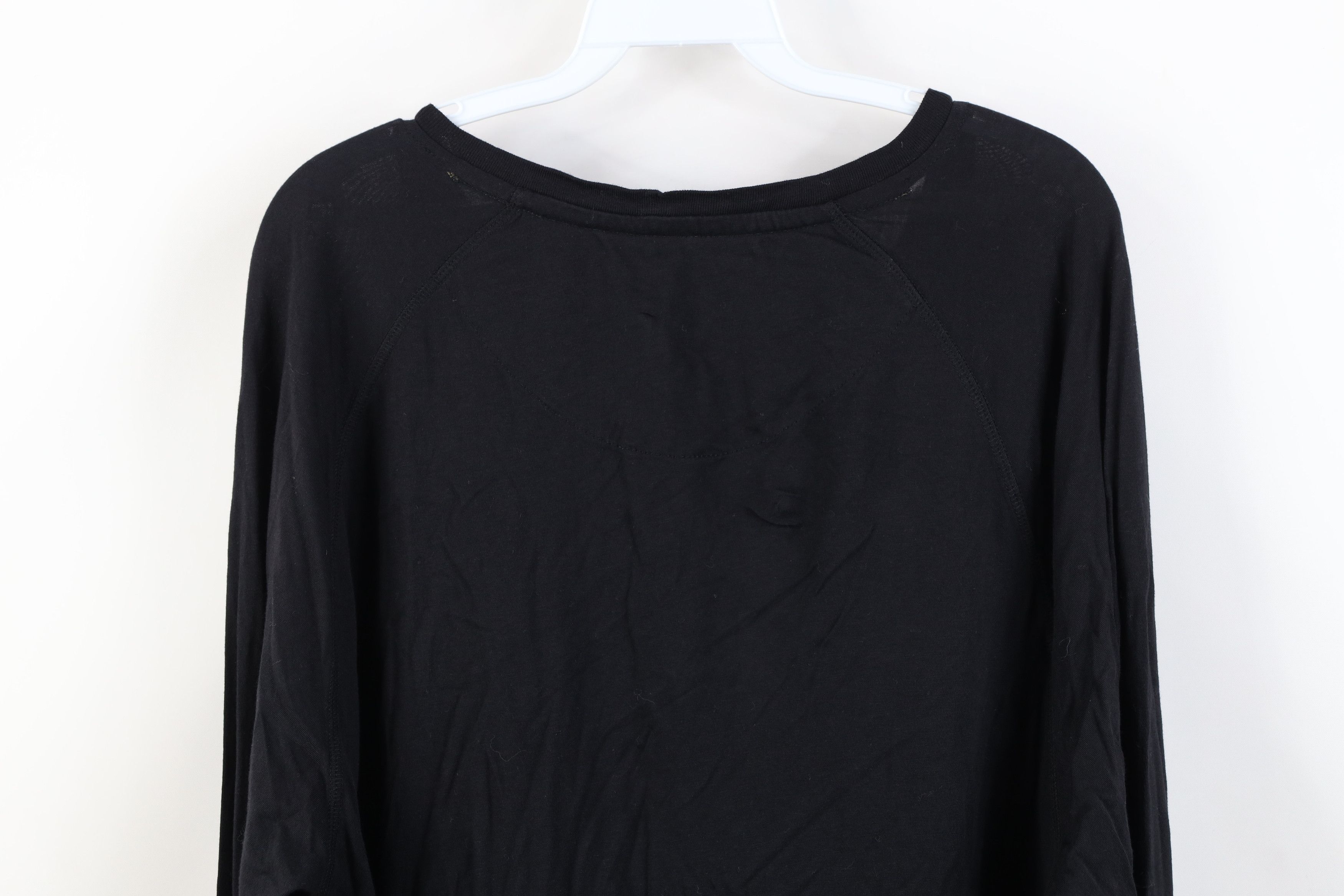 Tommy Bahama Tommy Bahama Cotton Blend Long Sleeve Henley T-Shirt Black Size US L / EU 52-54 / 3 - 14 Thumbnail