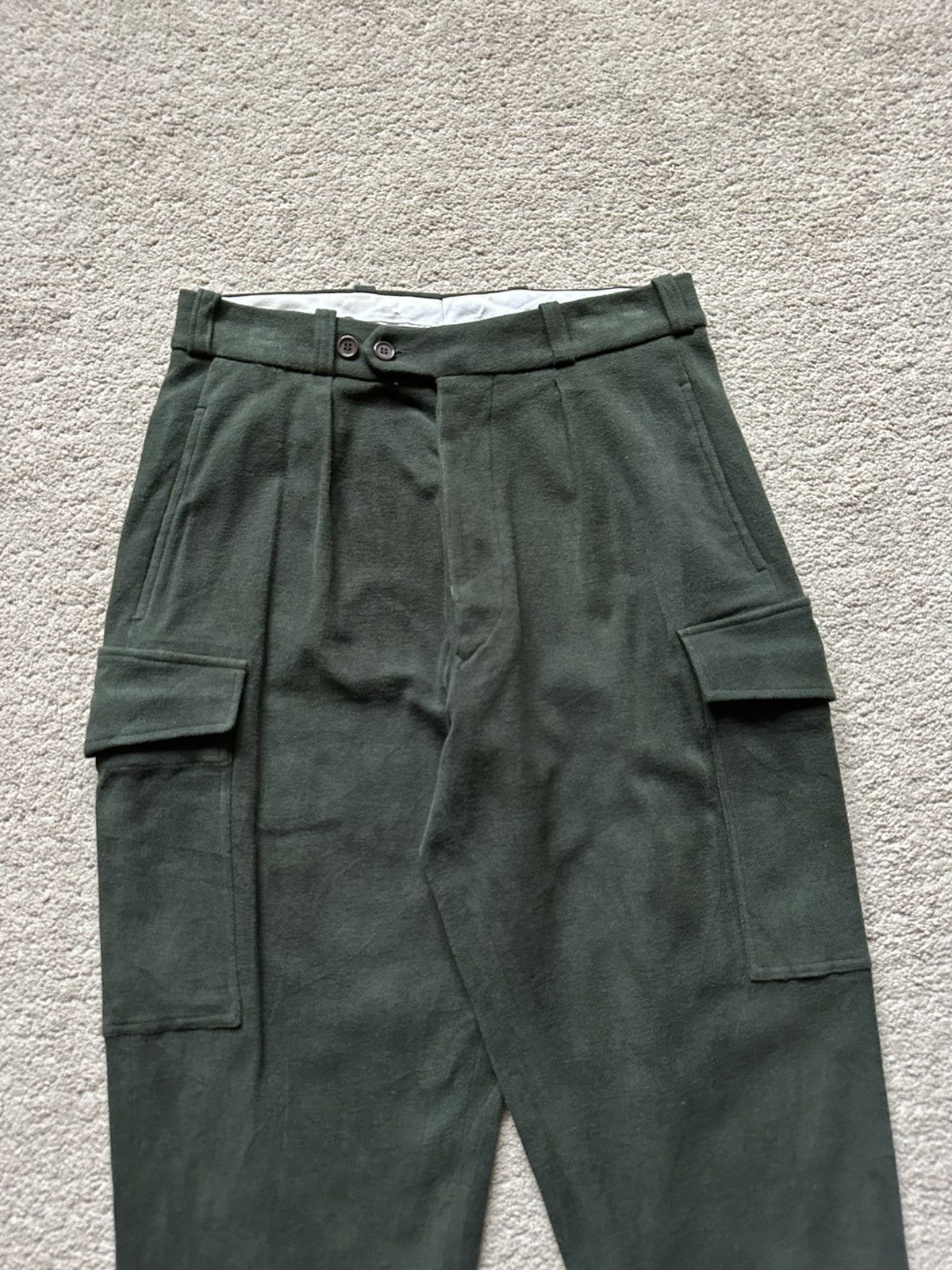 Alexander McQueen FW1996 Alexander Mcqueen “Dante” Cargo Moleskin Pant Size US 30 / EU 46 - 3 Thumbnail