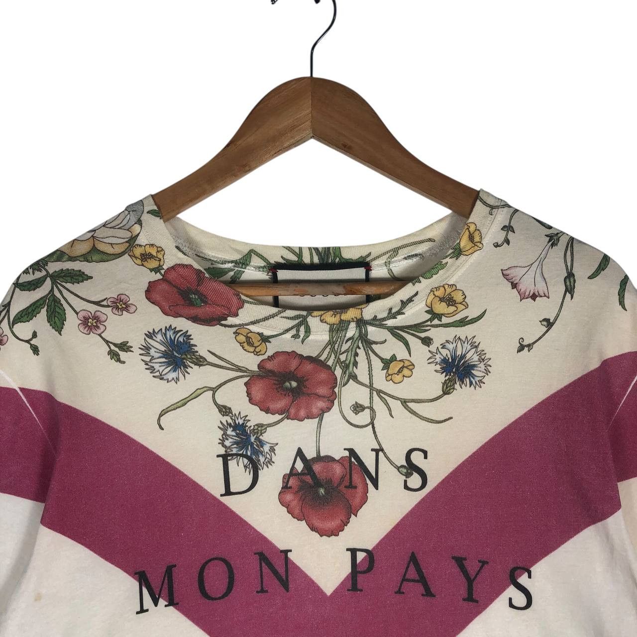 Gucci Gucci Dan's Mon Pays On M' Appelait L'Amour T-Shirt Size S / US 4 / IT 40 - 2 Thumbnail