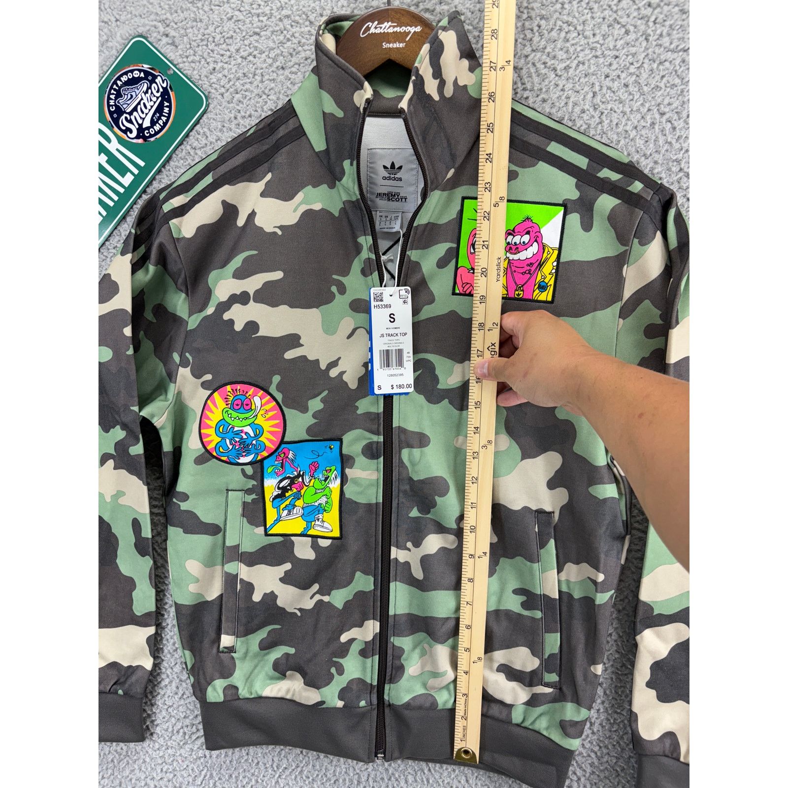 Adidas Adidas x Jeremy Scott Camo Track Jacket Mens Small NEW S Size US S / EU 44-46 / 1 - 2 Thumbnail