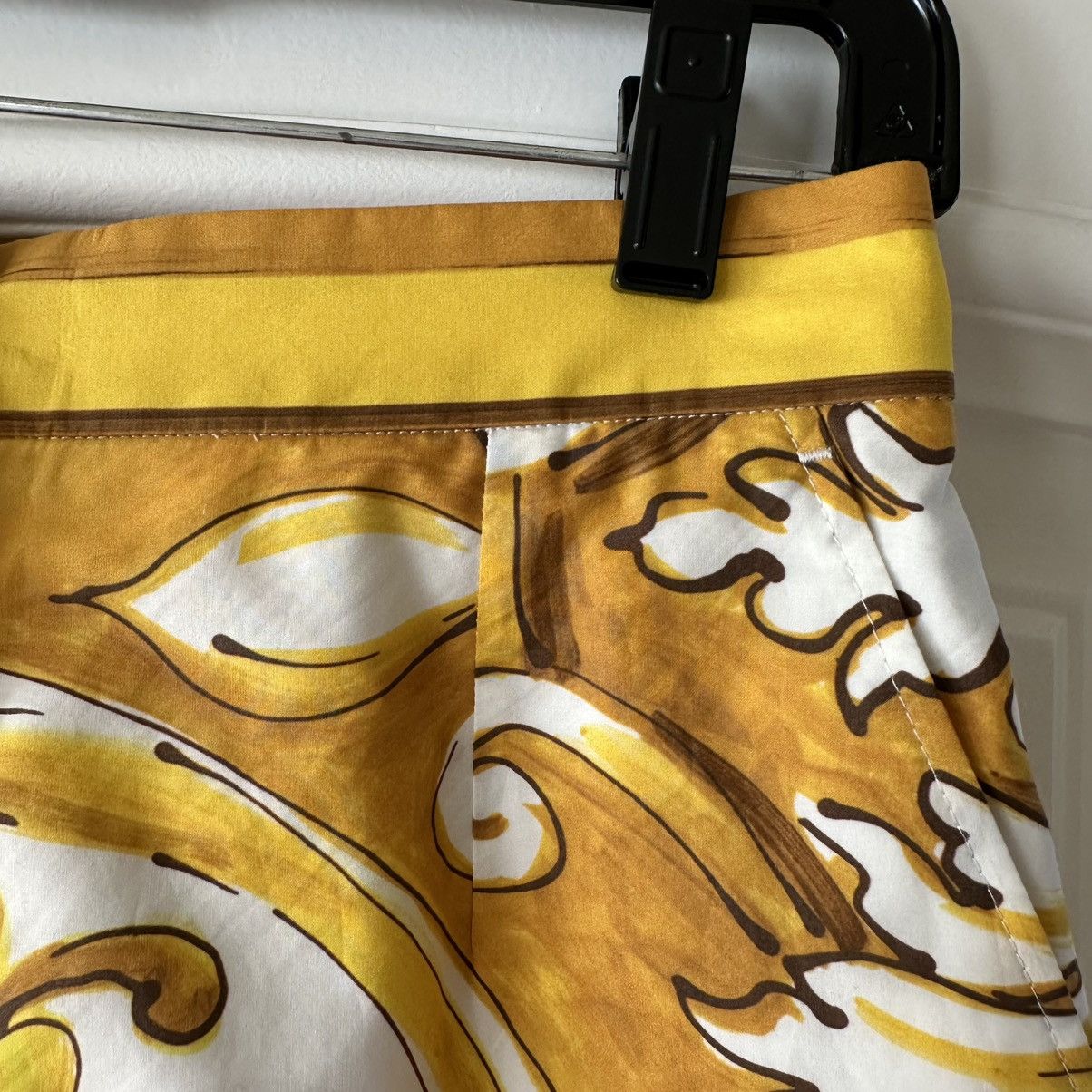 Dolce & Gabbana Dolce & Gabbana Majolica-Printed Poplin Shorts Size 26" / US 2 / IT 38 - 8 Thumbnail