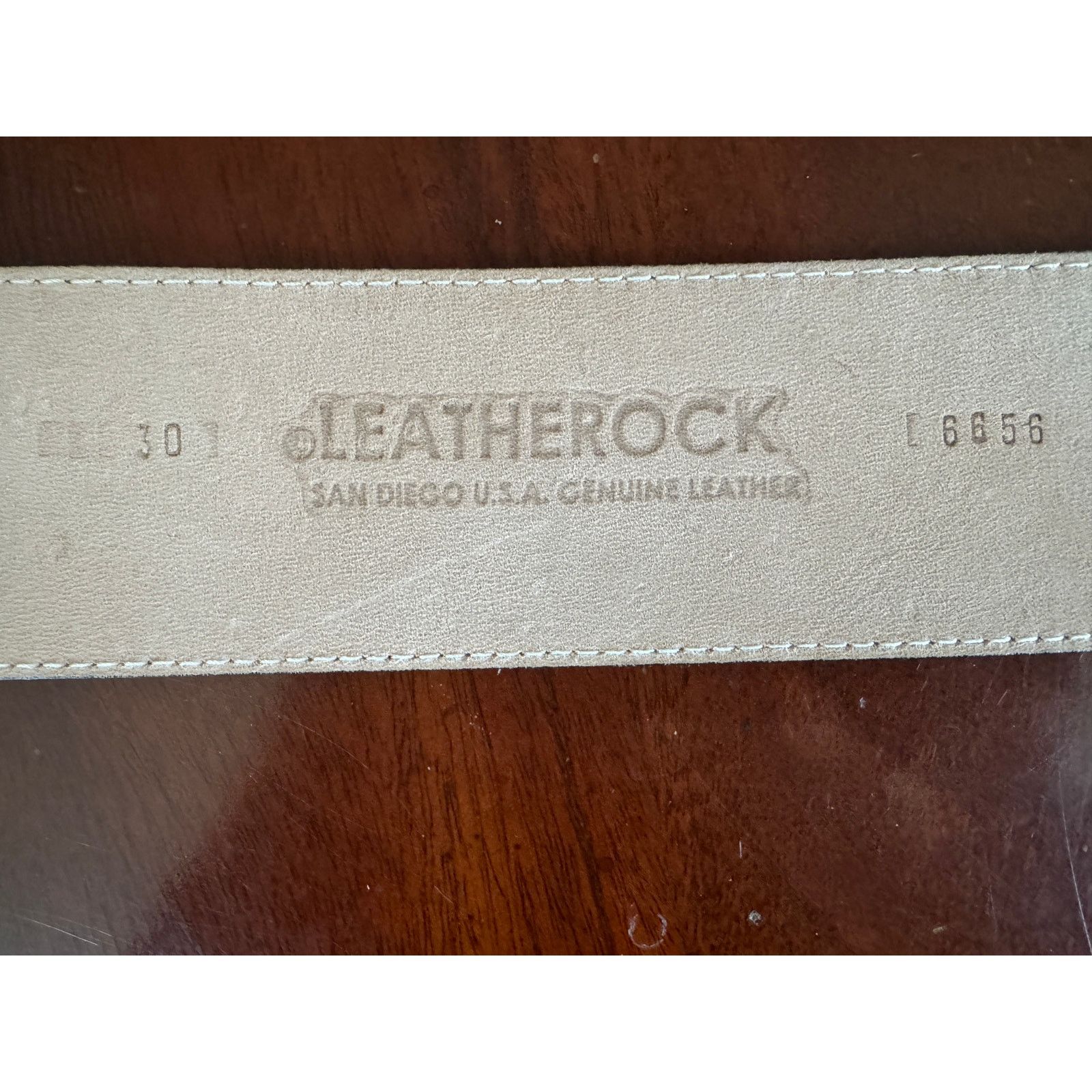 Leather LeatherRock Pebble Patent Leather Belt #6656 Ladies 30 Size ONE SIZE - 2 Thumbnail