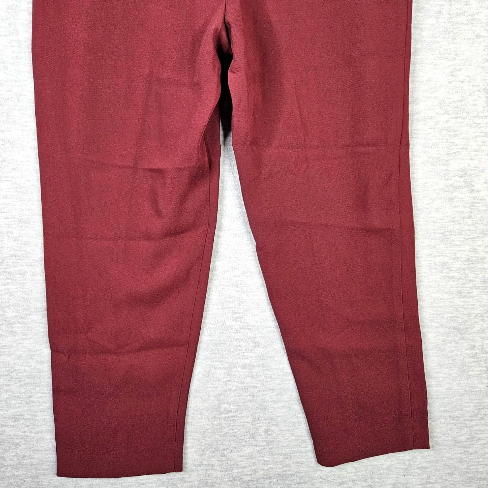 Anthropologie Anthropologie Women's Button Fly Pleated Wine Trousers Pant Sz 8 NEW Size 30" / US 8 / IT 44 - 3 Thumbnail