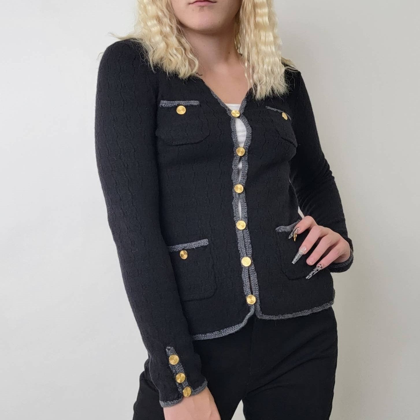 Trina Turk Trina Turk Vermouth Wool Cardigan - S Size S / US 4 / IT 40 - 2 Thumbnail