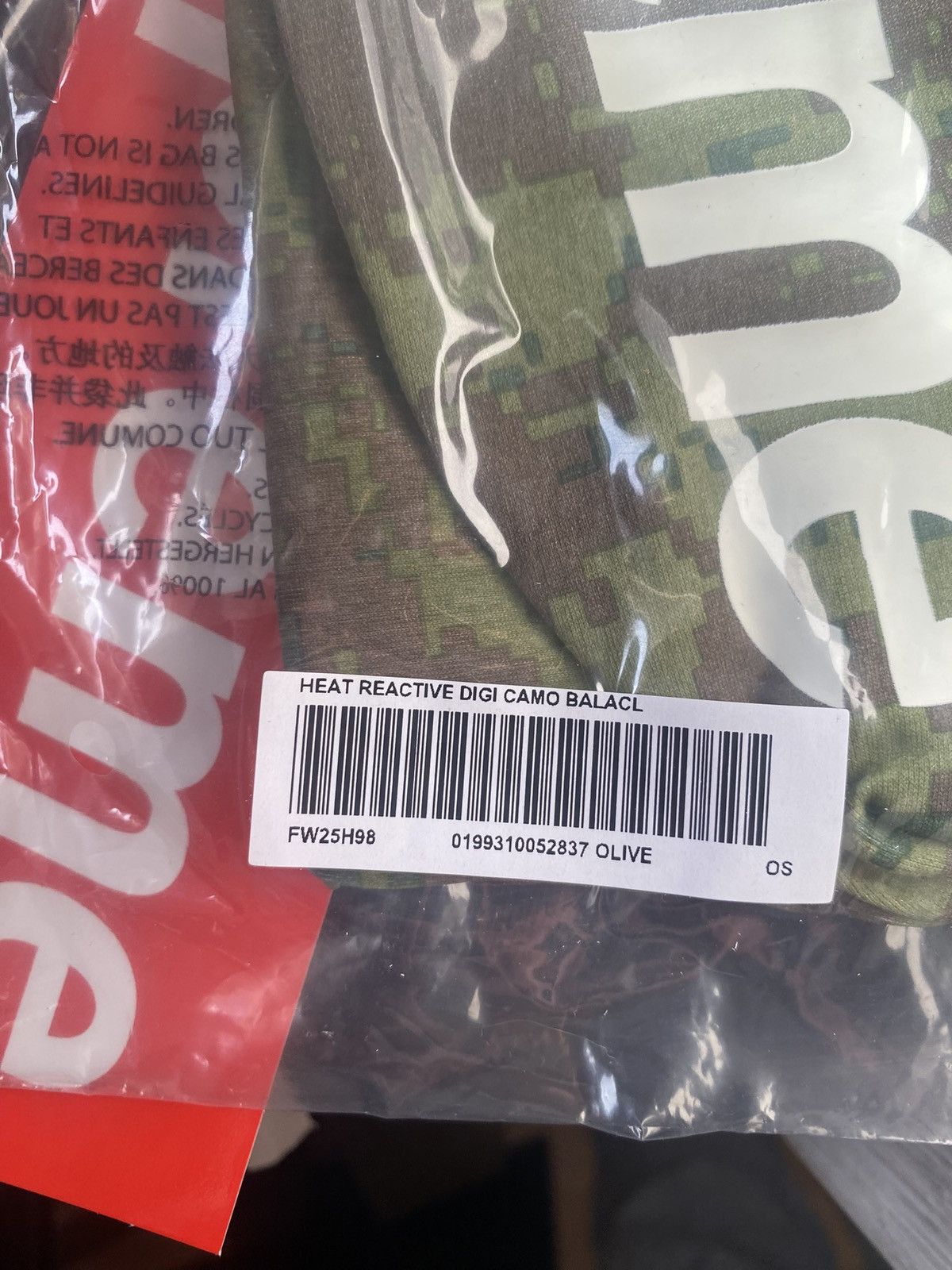 Supreme Supreme Heat Reactive Balaclava Size ONE SIZE - 2 Thumbnail