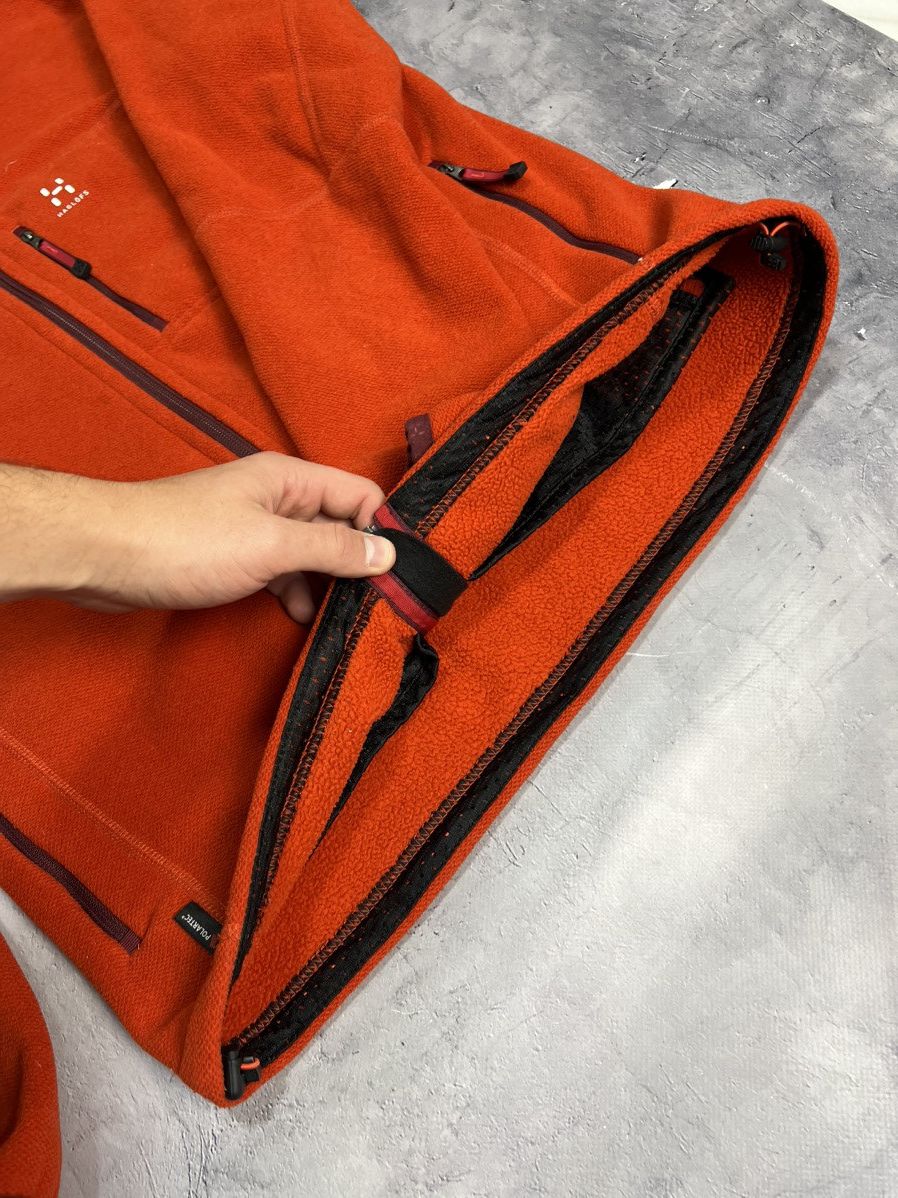 Haglofs × Vintage Haglofs Fleece Vintage Gorpcore Hoodie Zip Polartec Size US S / EU 44-46 / 1 - 6 Thumbnail