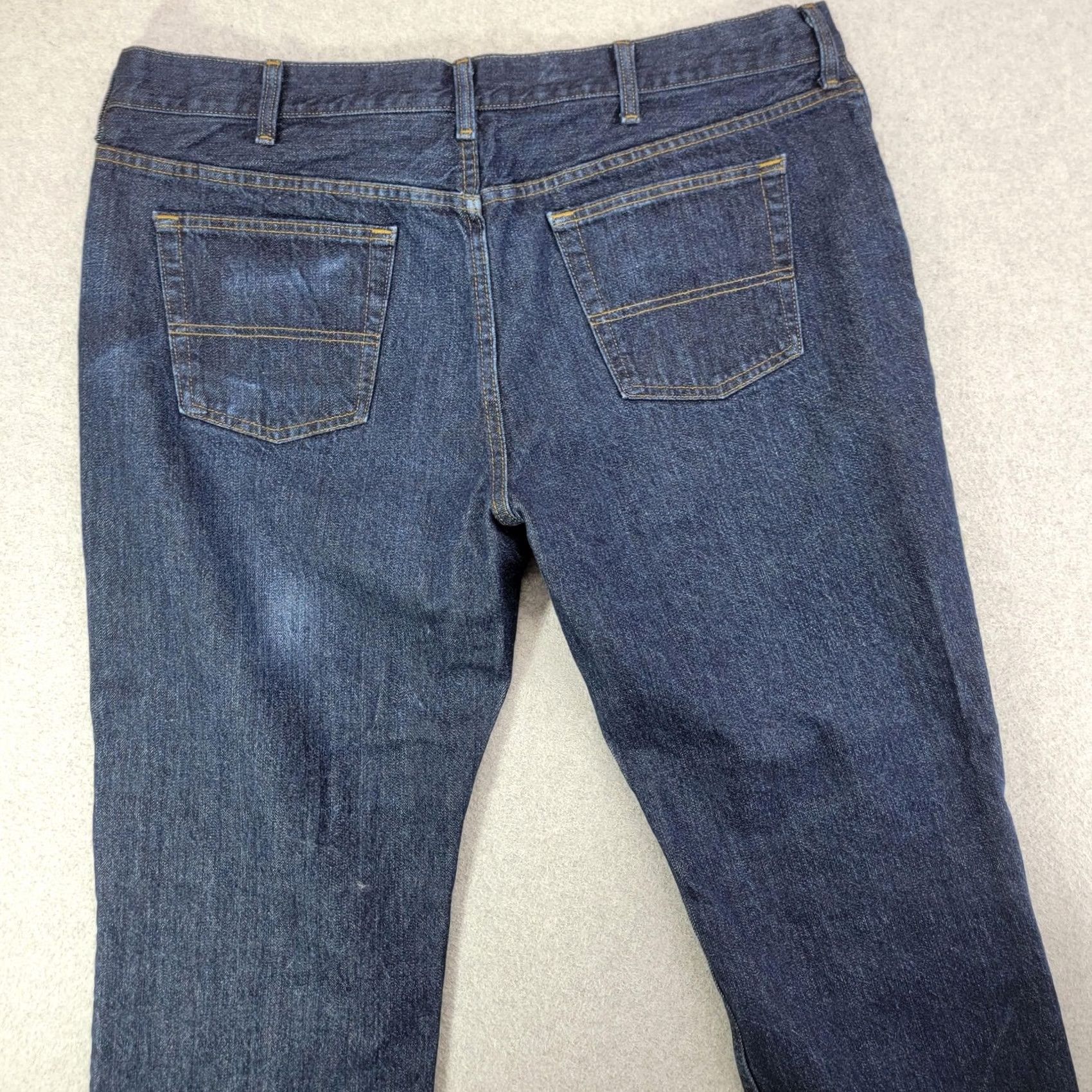 Vintage Urban Pipeline Jeans Mens 42x30Blue Regular Fit Straight Denim Pants Size US 42 / EU 58 - 5 Thumbnail