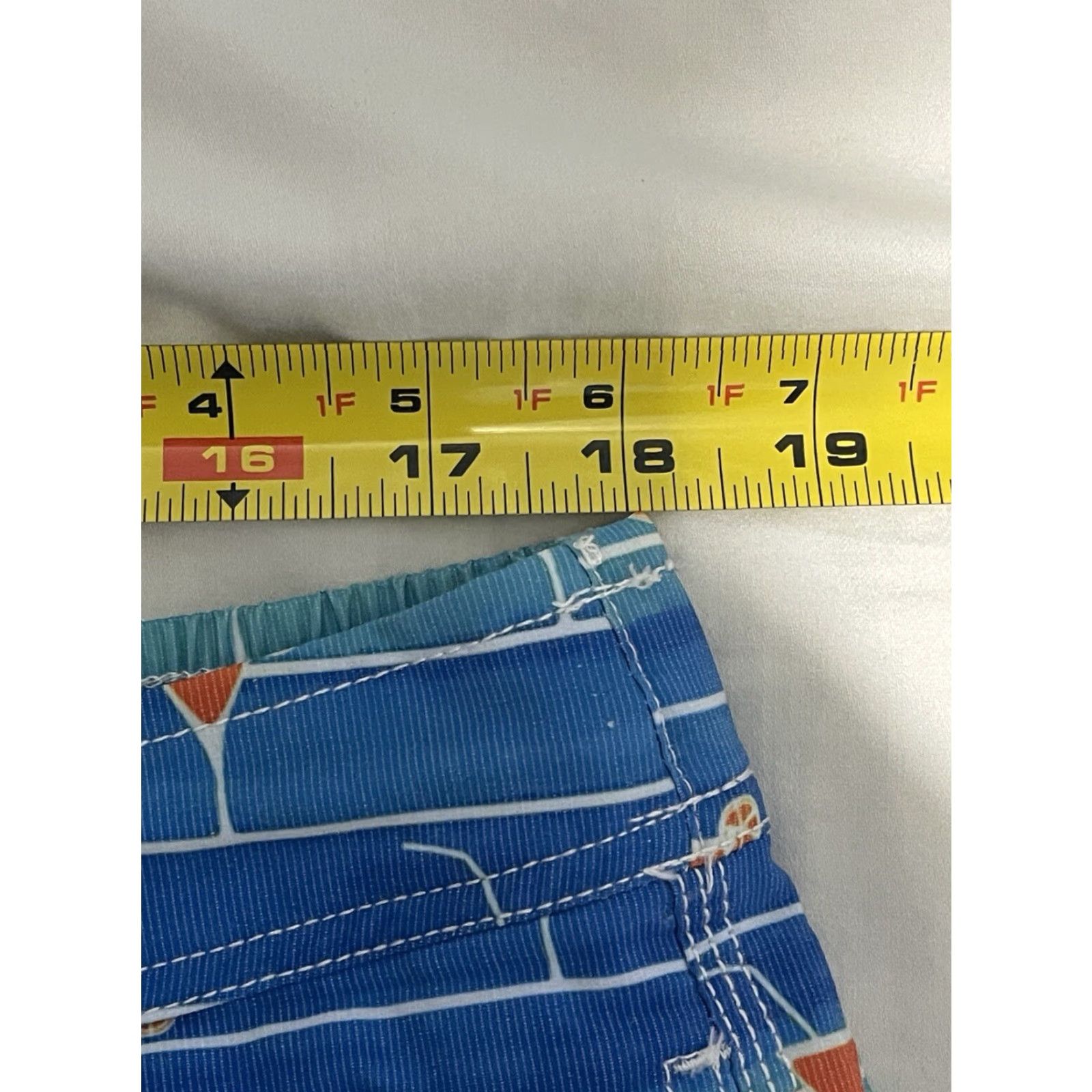 johnnie-O johnnie-O Surf Shorts Bottom XL Happy Hour Marlin Blue 6.5" Inseam Mens Swim Shorts Size US 36 / EU 52 - 5 Thumbnail