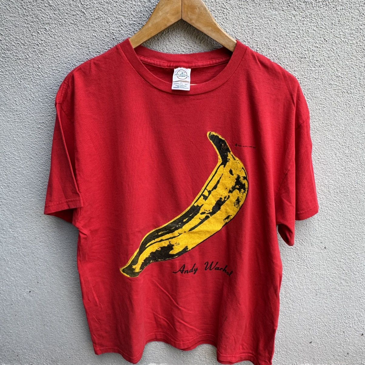 Andy Warhol Vintage ANDY WARHOL the velvet underground tee art Size US L / EU 52-54 / 3 - 2 Thumbnail