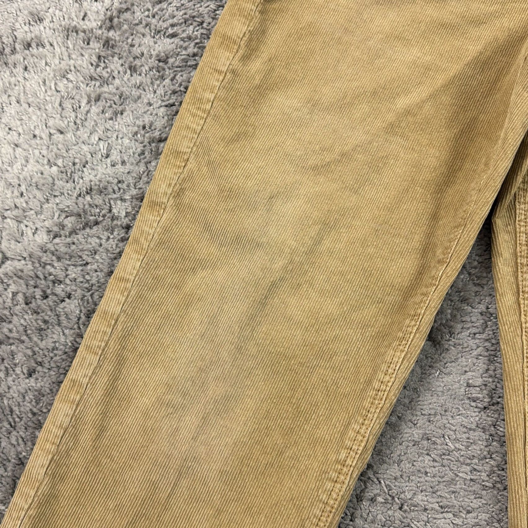 American Eagle Outfitters American Eagle Pants Women 6 Brown Corduroy High Rise Stretch Mom Straight 27x28 Size 28" / US 6 / IT 42 - 2 Thumbnail
