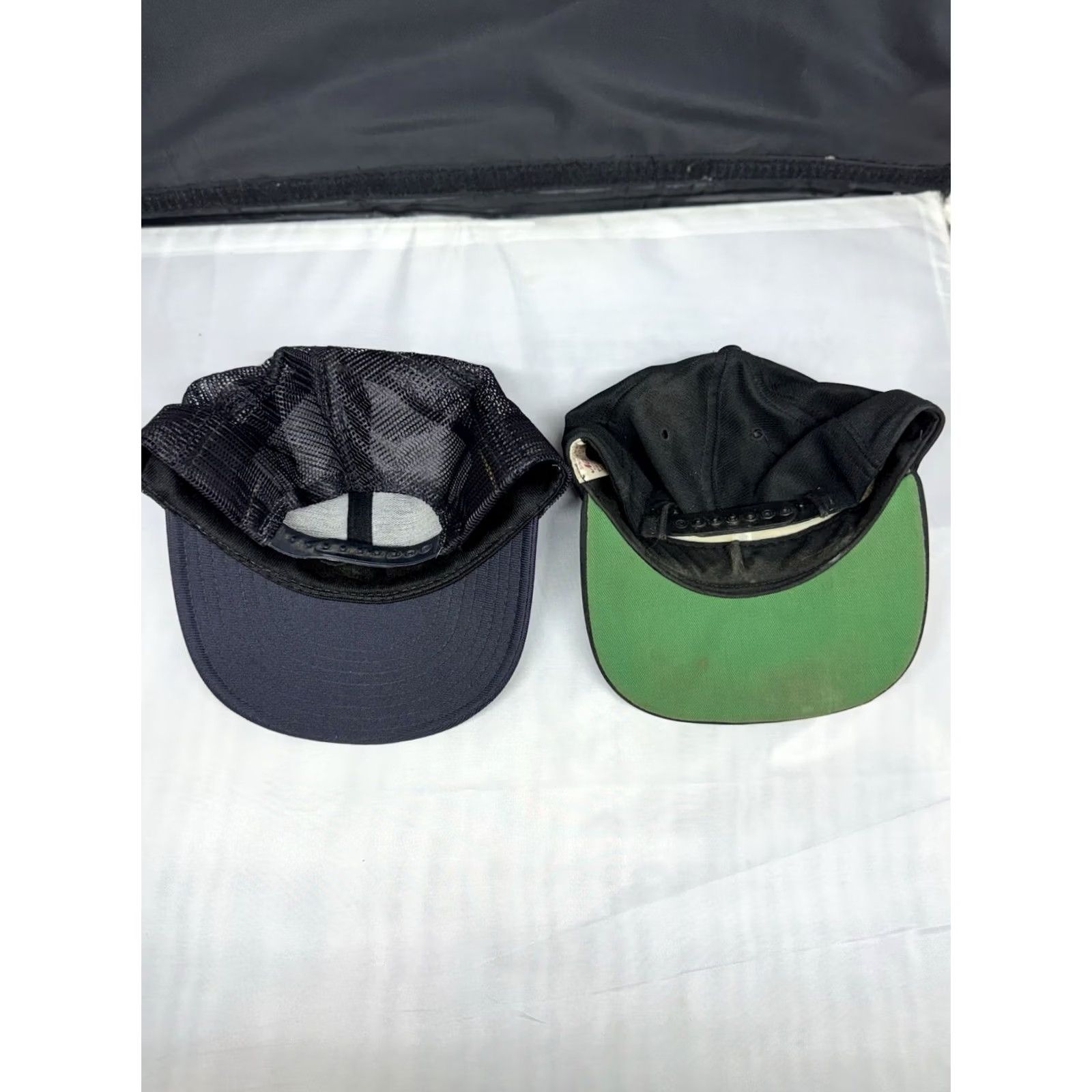 New Era VINTAGE USS Navy Hats – 2 Blue Adjustable OS Snapback Hats JFK CV-67 Henry M Jackson SSBN-730 New Era Men Size ONE SIZE - 4 Thumbnail