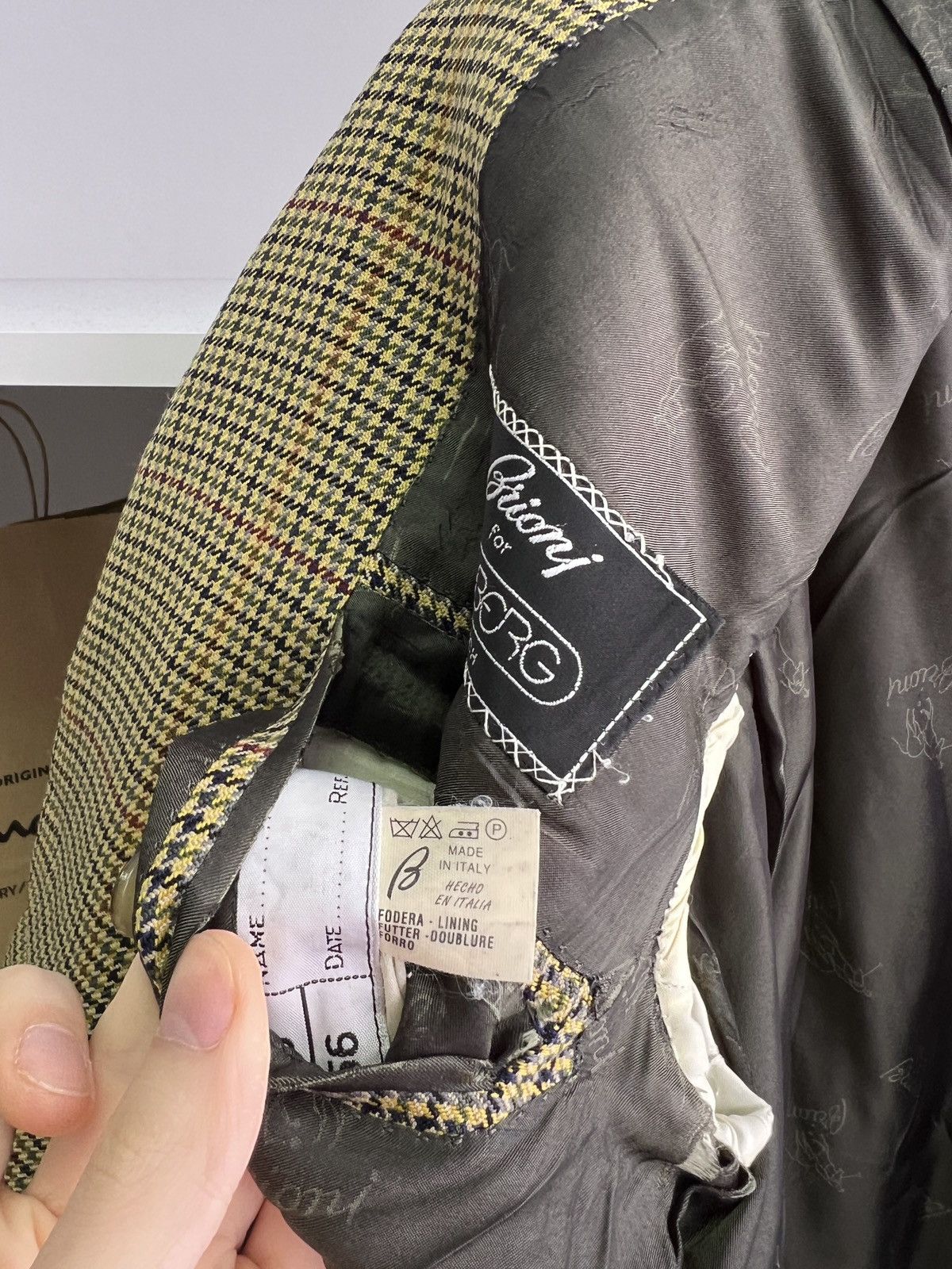 Brioni × Designer × Vintage Vintage Brioni Italy Old Money Style Blazer Size 46R - 9 Thumbnail