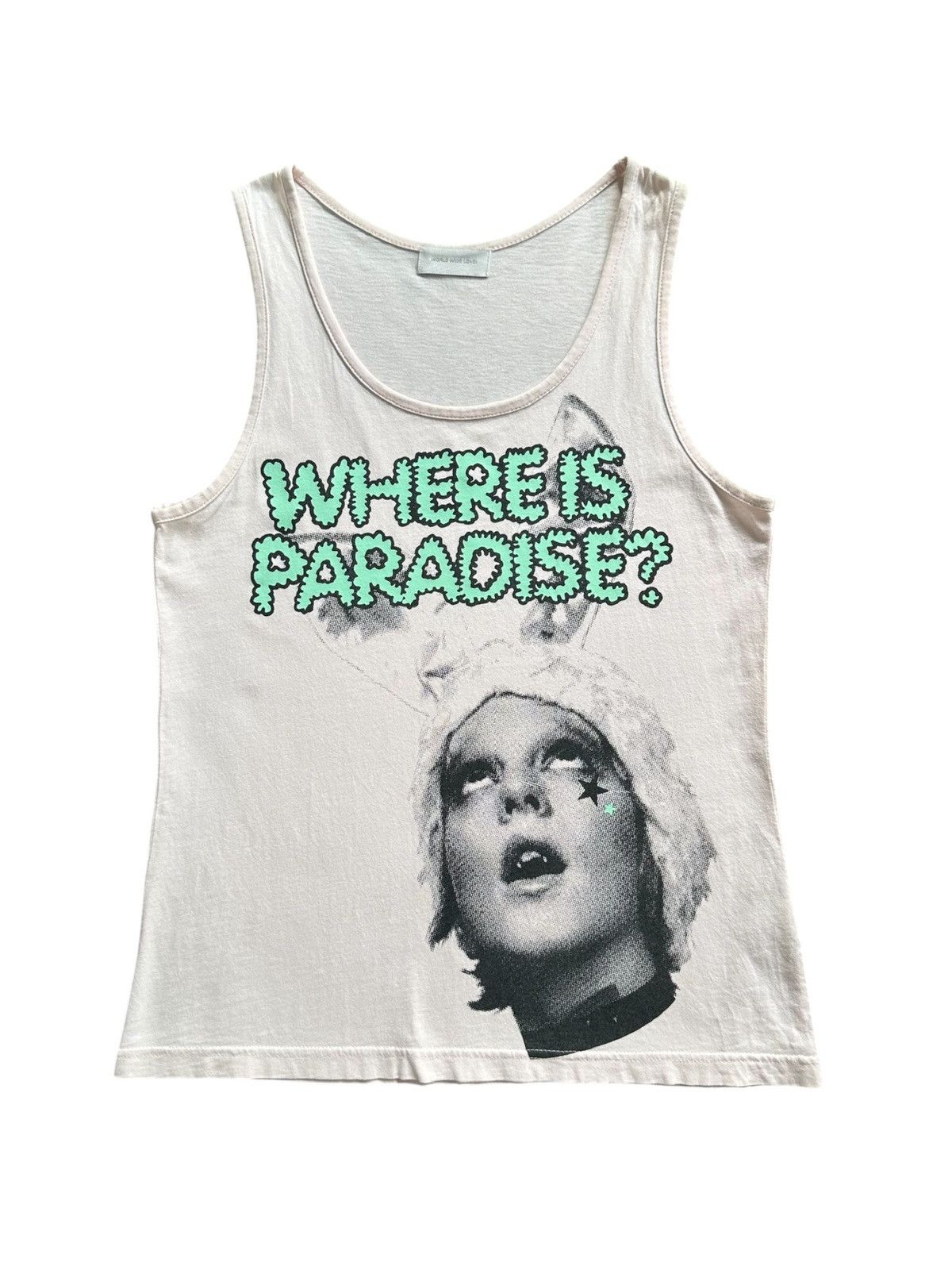 Hysteric Glamour 00's World Wide Love '' Where is Paradise '' tank Size US M / EU 48-50 / 2 - 1 Thumbnail
