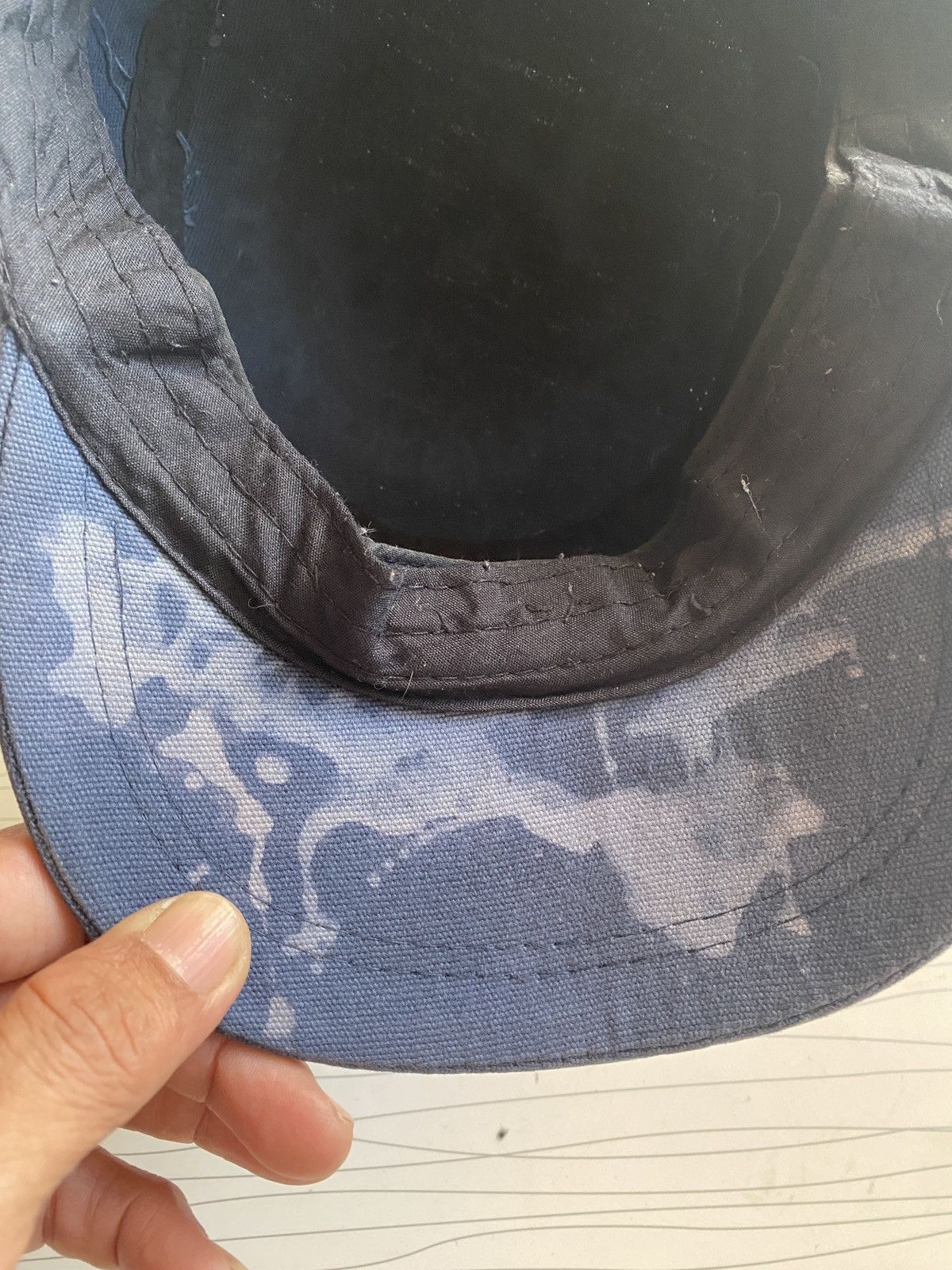 Yohji Yamamoto Vintage Distressed Yohji Yamamoto Cadet Patrol Cap Size ONE SIZE - 8 Thumbnail