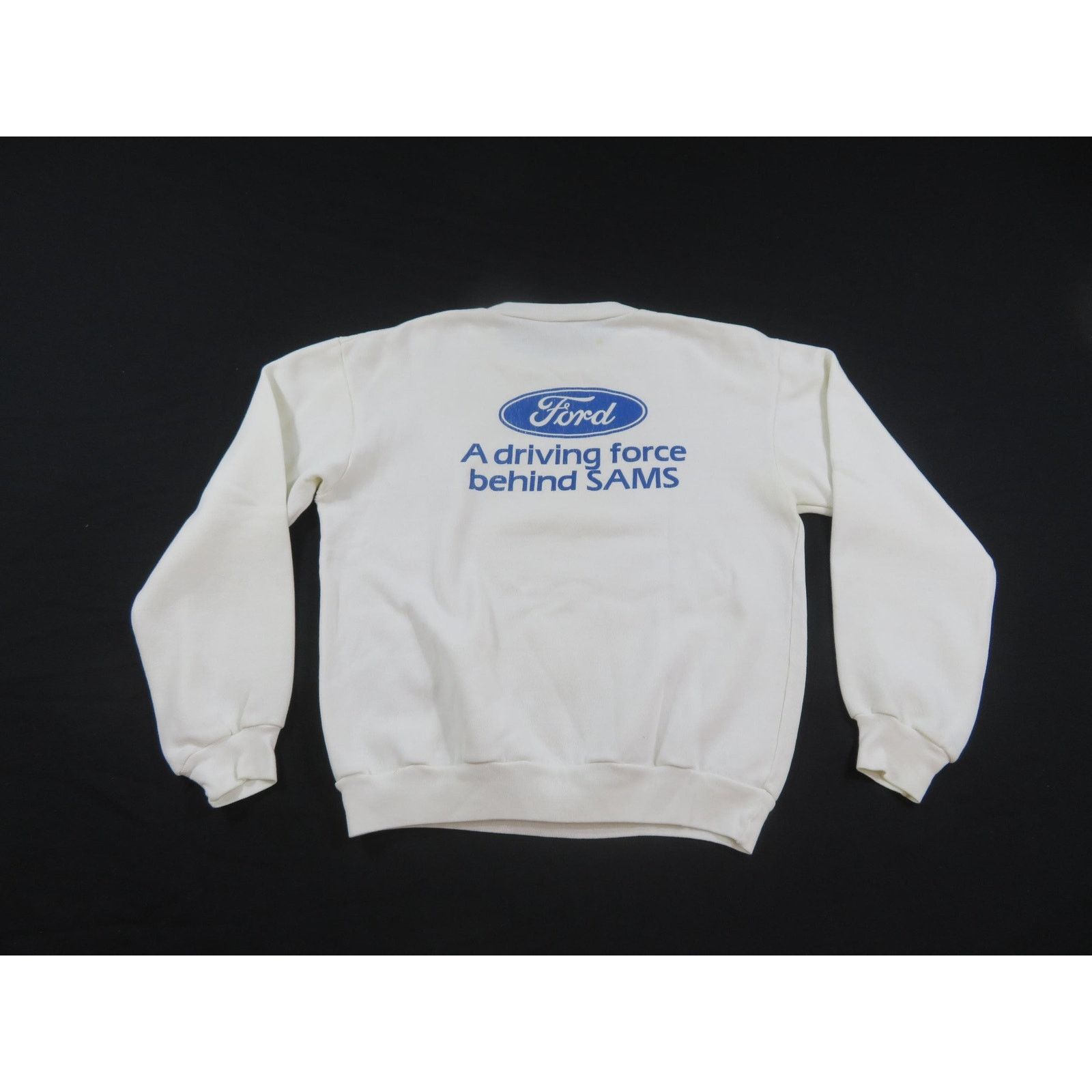 Other MTV Sweatshirt, Sams Ford, White, Double Sided Sz M? 1980s Size US M / EU 48-50 / 2 - 4 Thumbnail